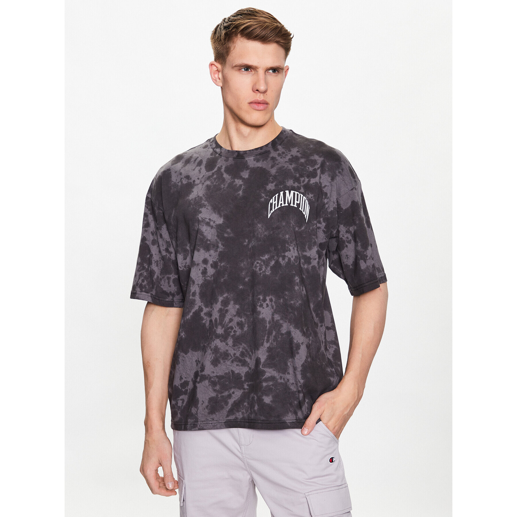 Champion Тишърт 218507 Сив Regular Fit - Pepit.bg