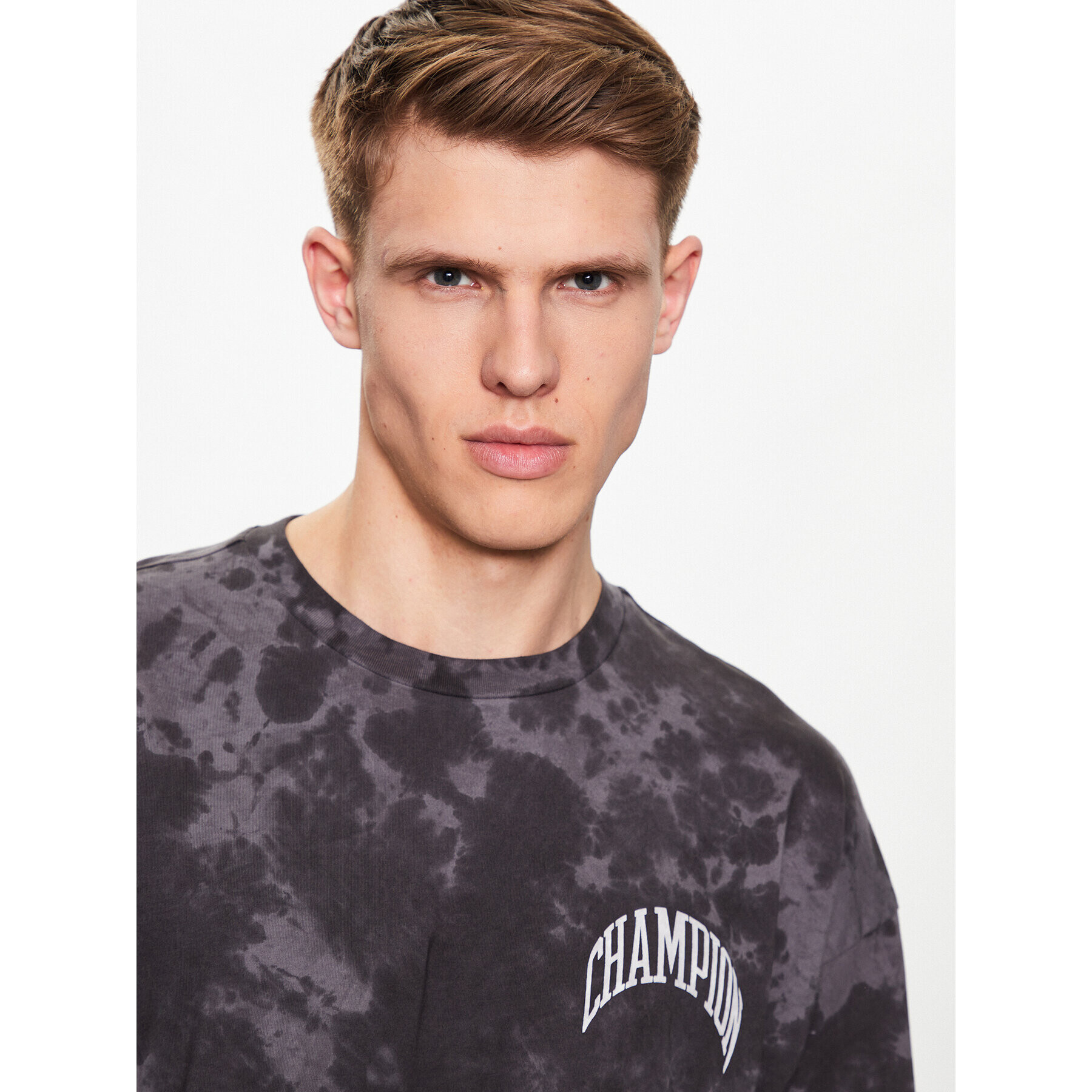 Champion Тишърт 218507 Сив Regular Fit - Pepit.bg