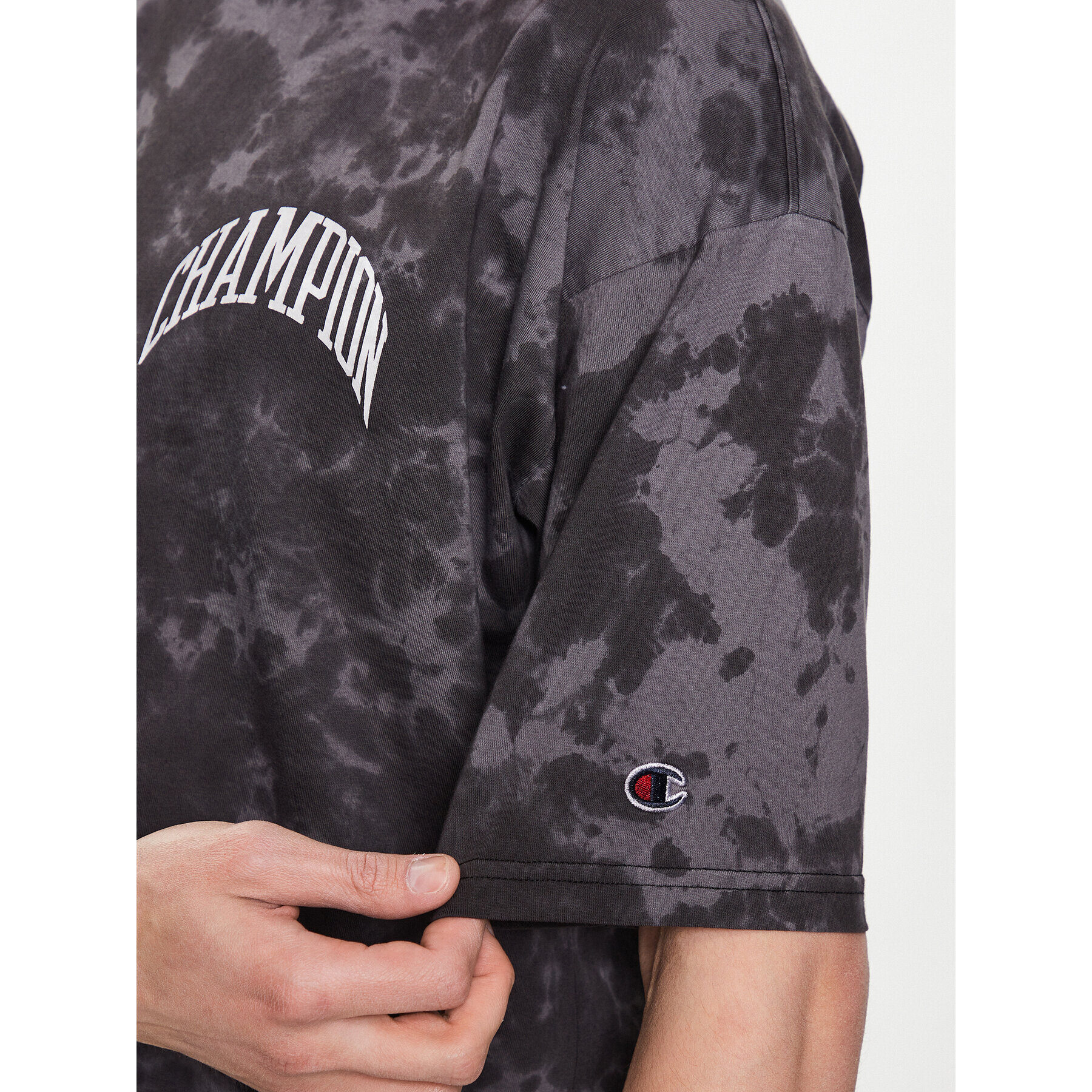 Champion Тишърт 218507 Сив Regular Fit - Pepit.bg