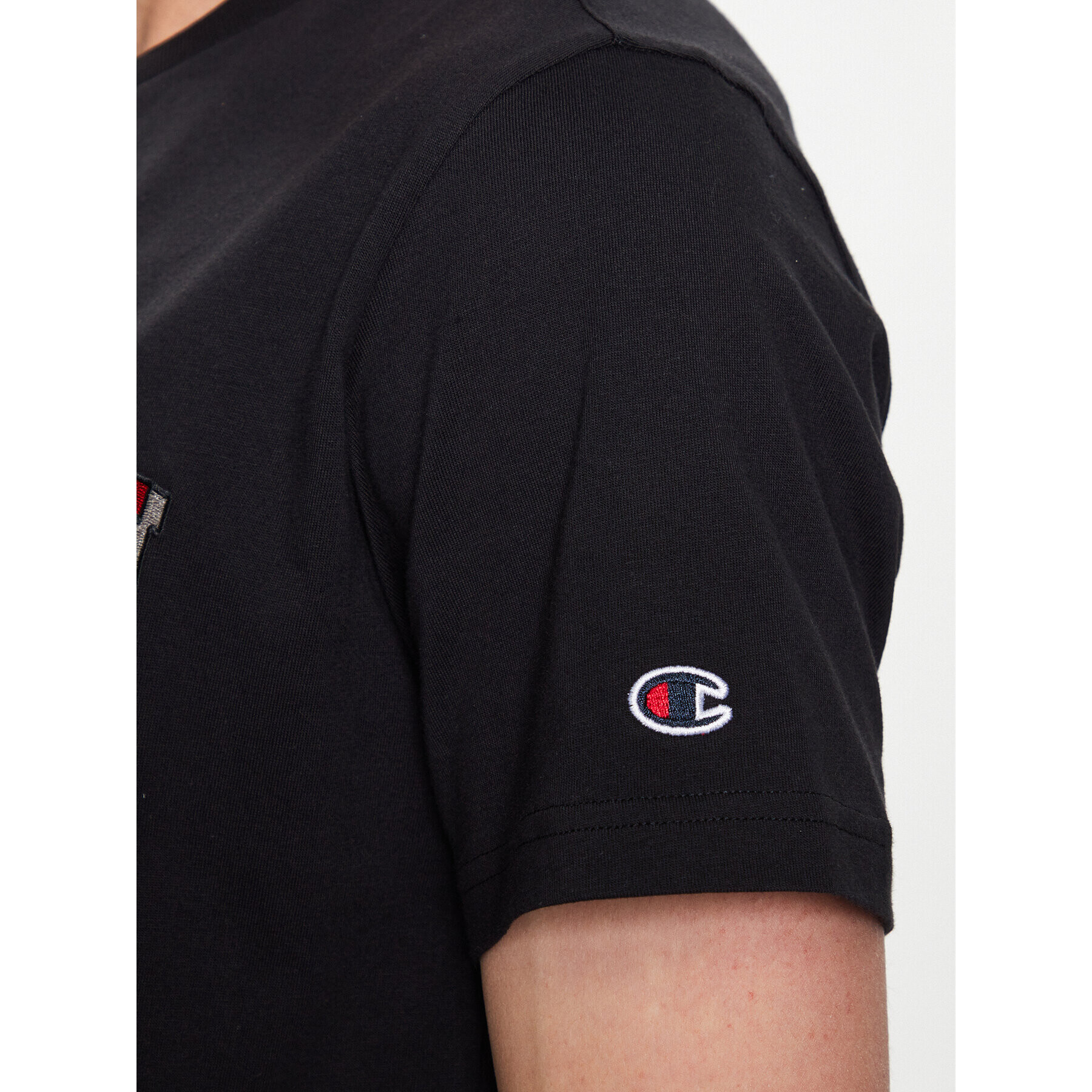 Champion Тишърт 218512 Черен Regular Fit - Pepit.bg