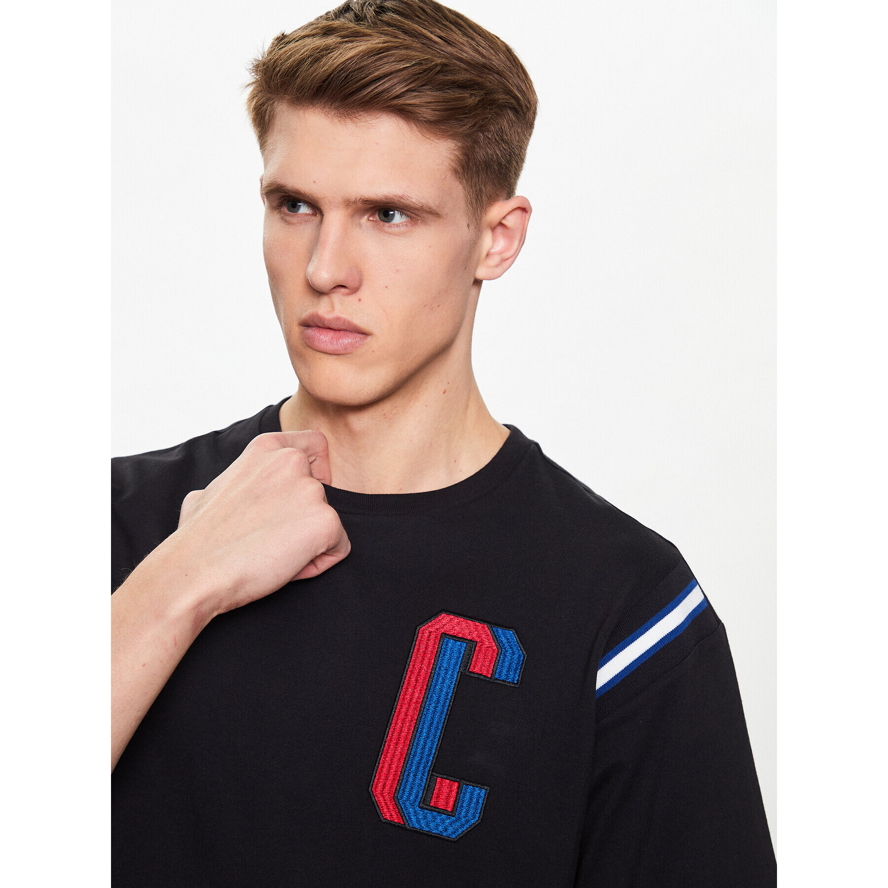 Champion Тишърт 218515 Черен Regular Fit - Pepit.bg