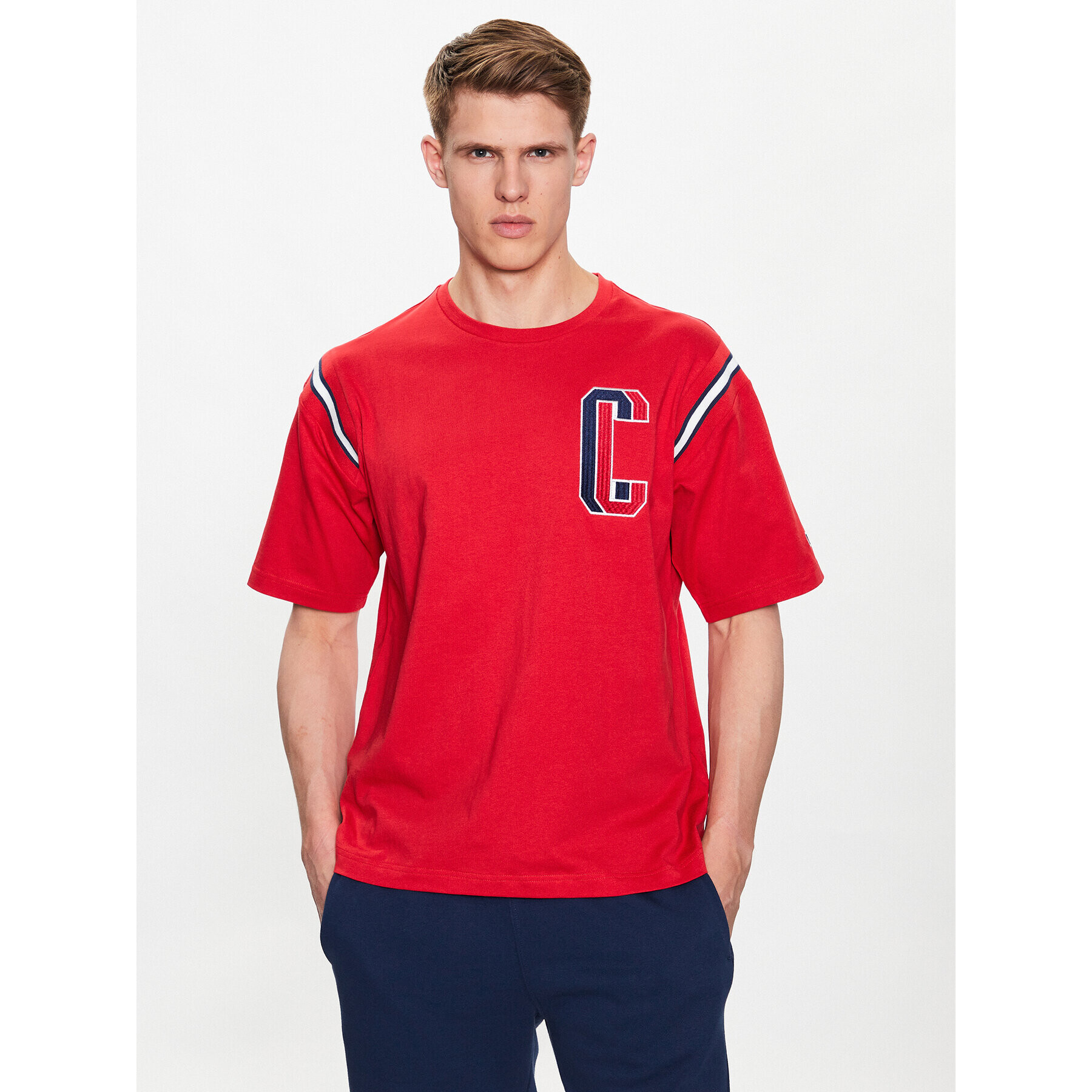 Champion Тишърт 218515 Червен Regular Fit - Pepit.bg