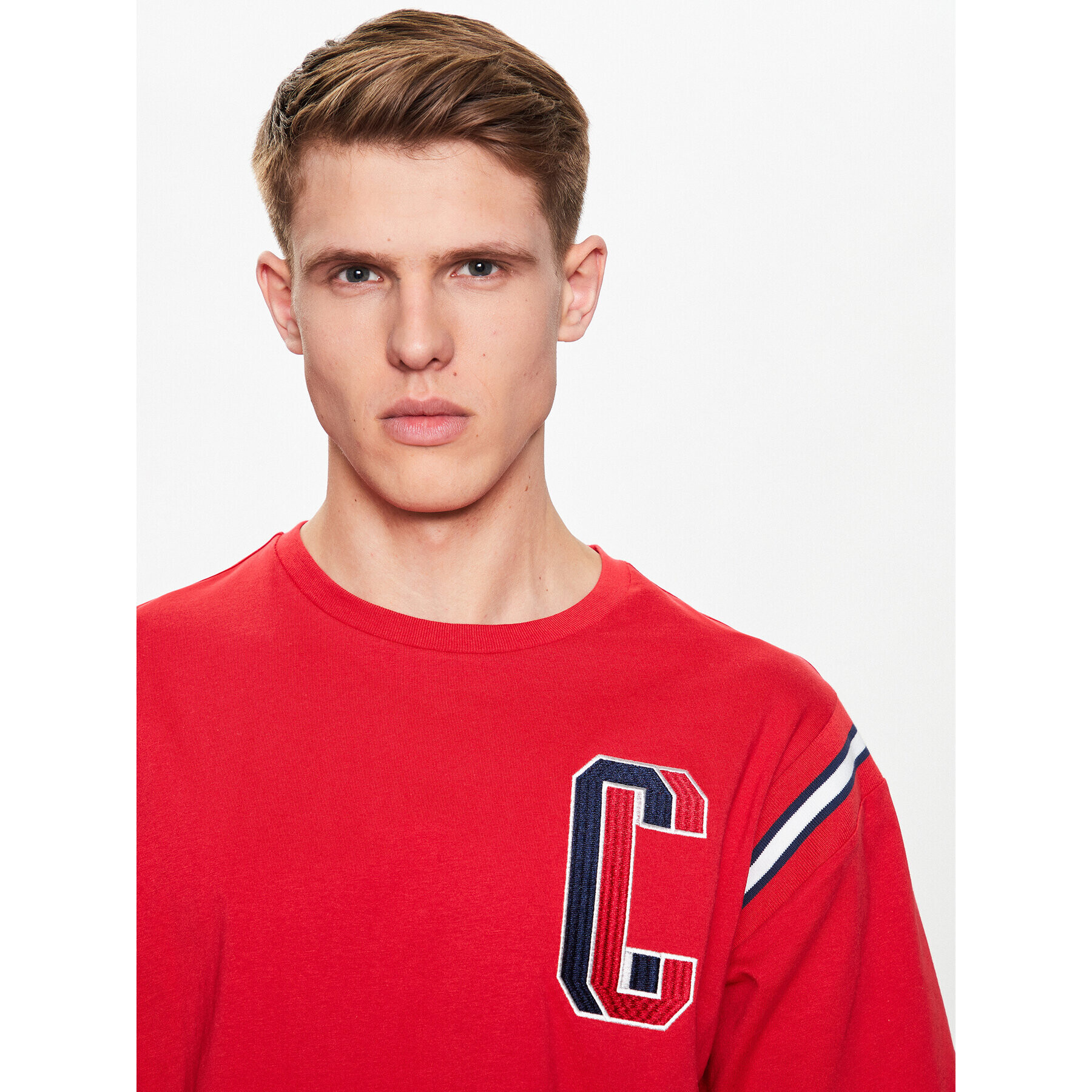 Champion Тишърт 218515 Червен Regular Fit - Pepit.bg