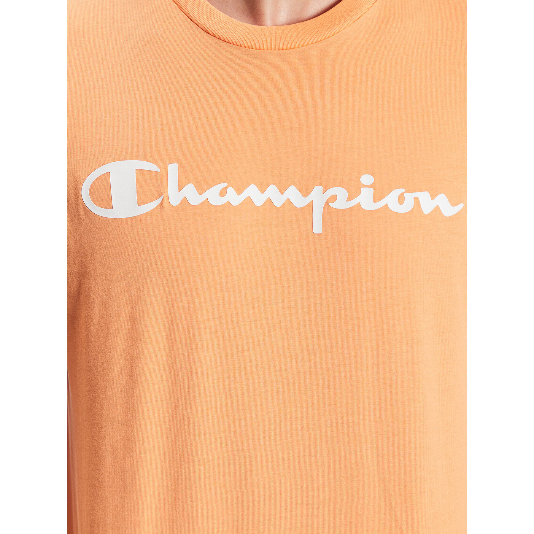 Champion Тишърт 218531 Оранжев Regular Fit - Pepit.bg