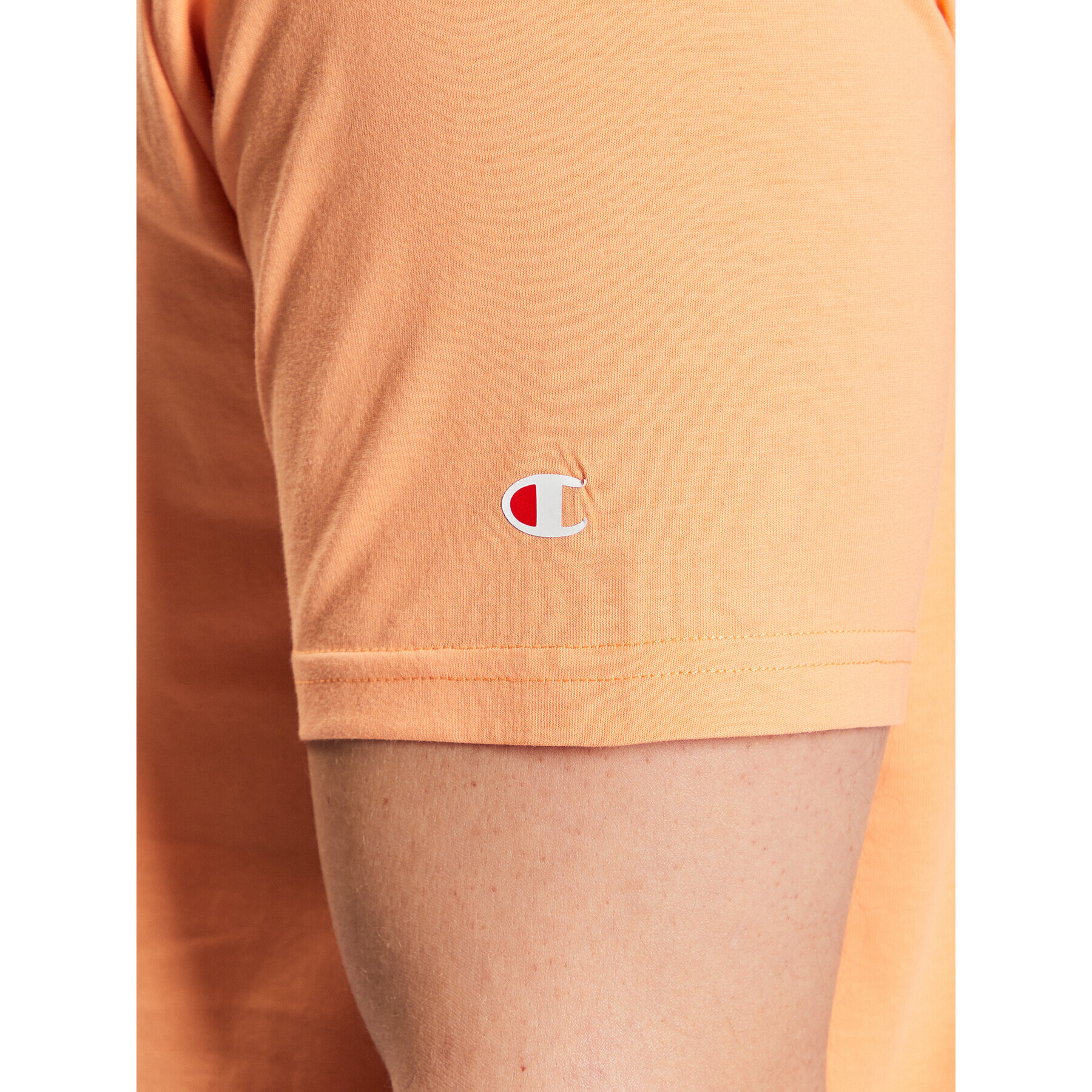 Champion Тишърт 218531 Оранжев Regular Fit - Pepit.bg