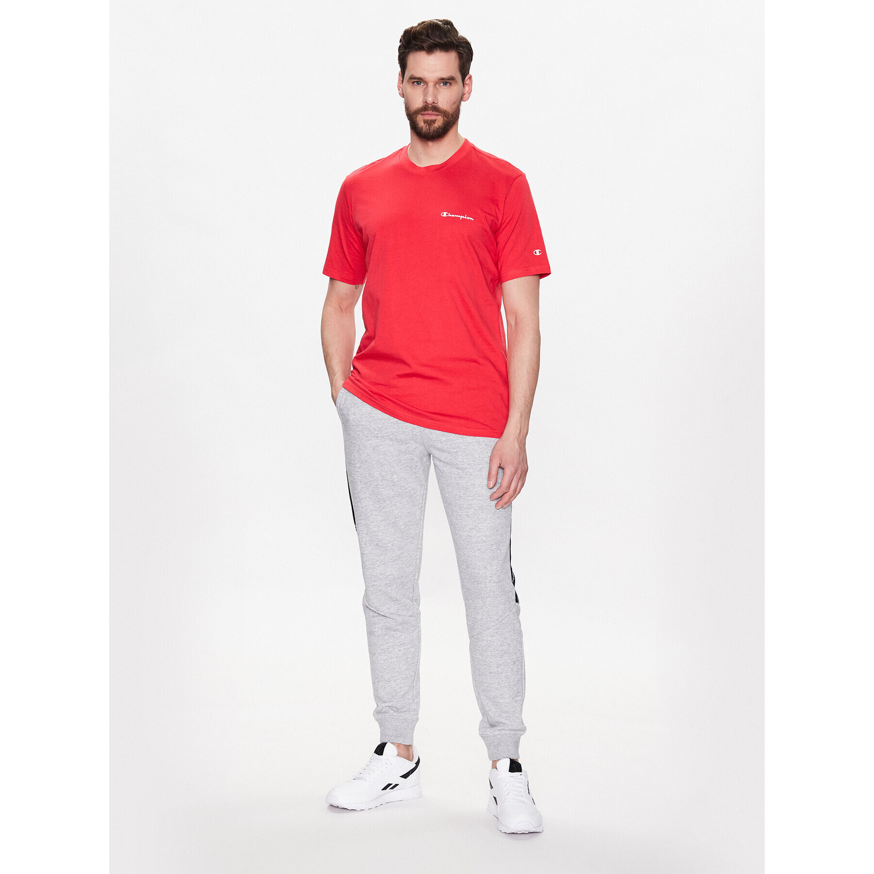 Champion Тишърт 218539 Червен Regular Fit - Pepit.bg
