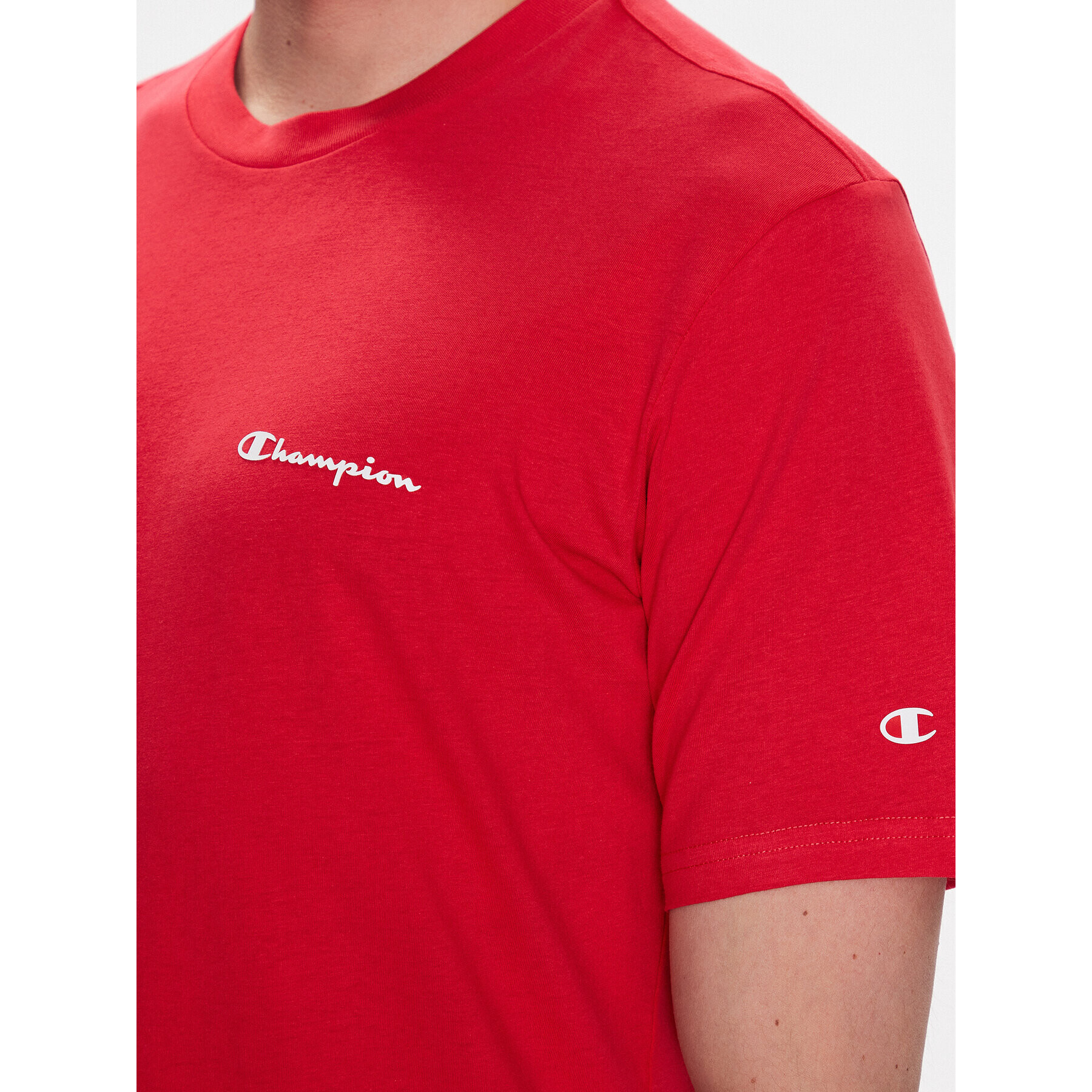 Champion Тишърт 218539 Червен Regular Fit - Pepit.bg