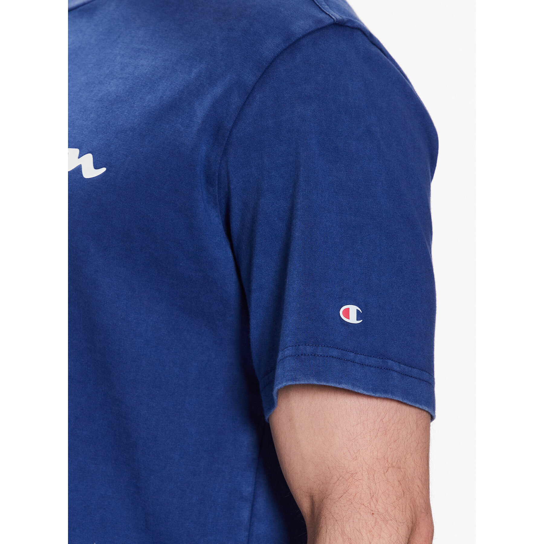 Champion Тишърт 218604 Тъмносин Regular Fit - Pepit.bg