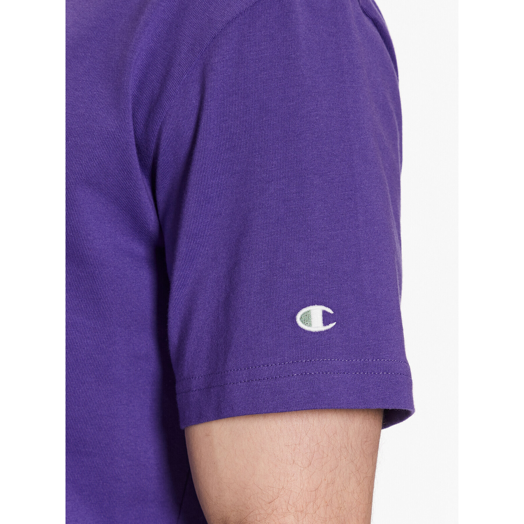 Champion Тишърт 218928 Виолетов Regular Fit - Pepit.bg
