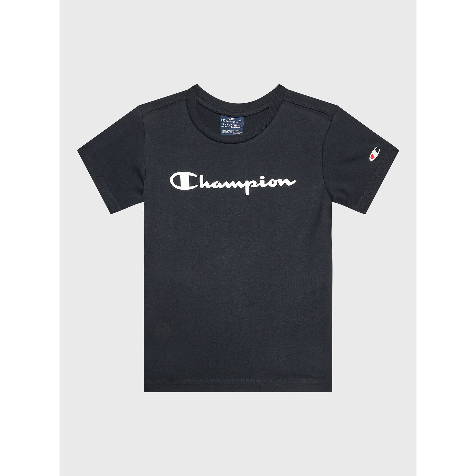 Champion Тишърт 305365 Черен Regular Fit - Pepit.bg