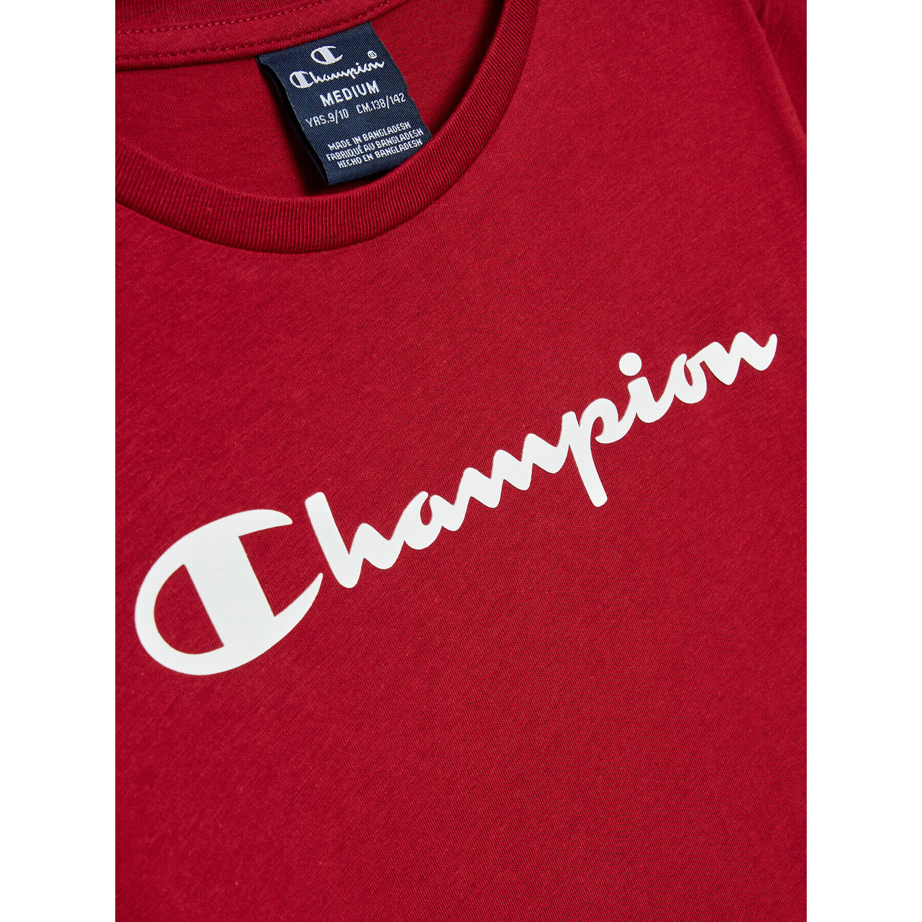 Champion Тишърт 305365 Червен Regular Fit - Pepit.bg
