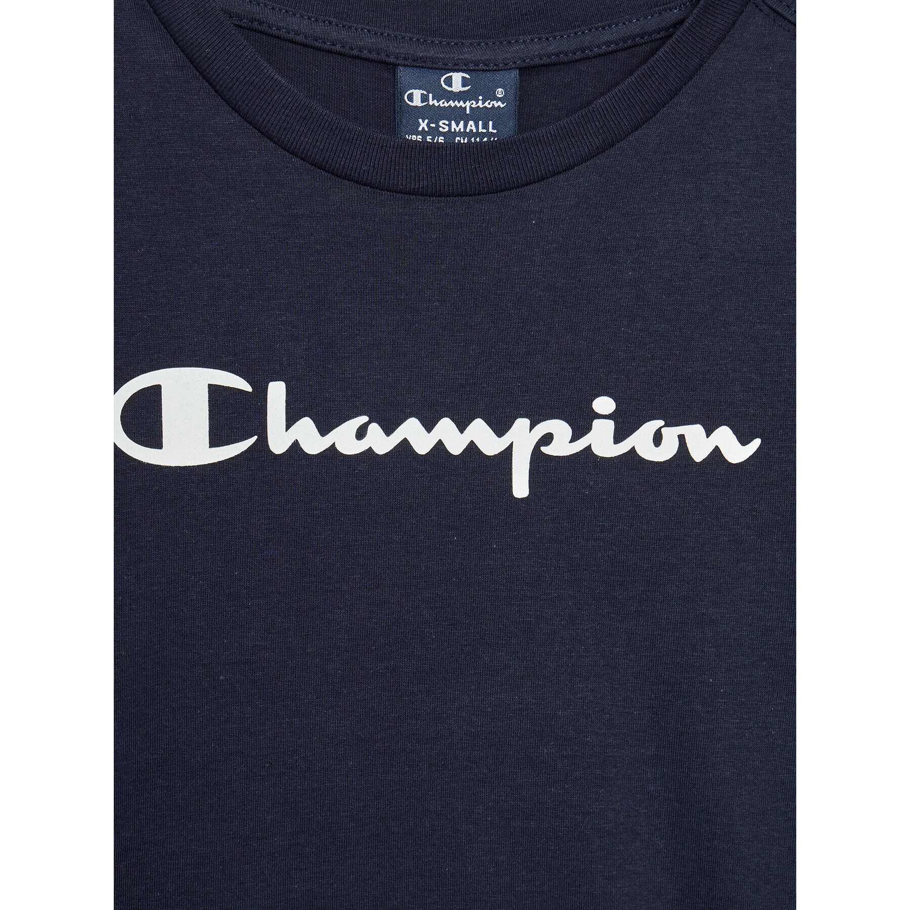 Champion Тишърт 305365 Тъмносин Regular Fit - Pepit.bg