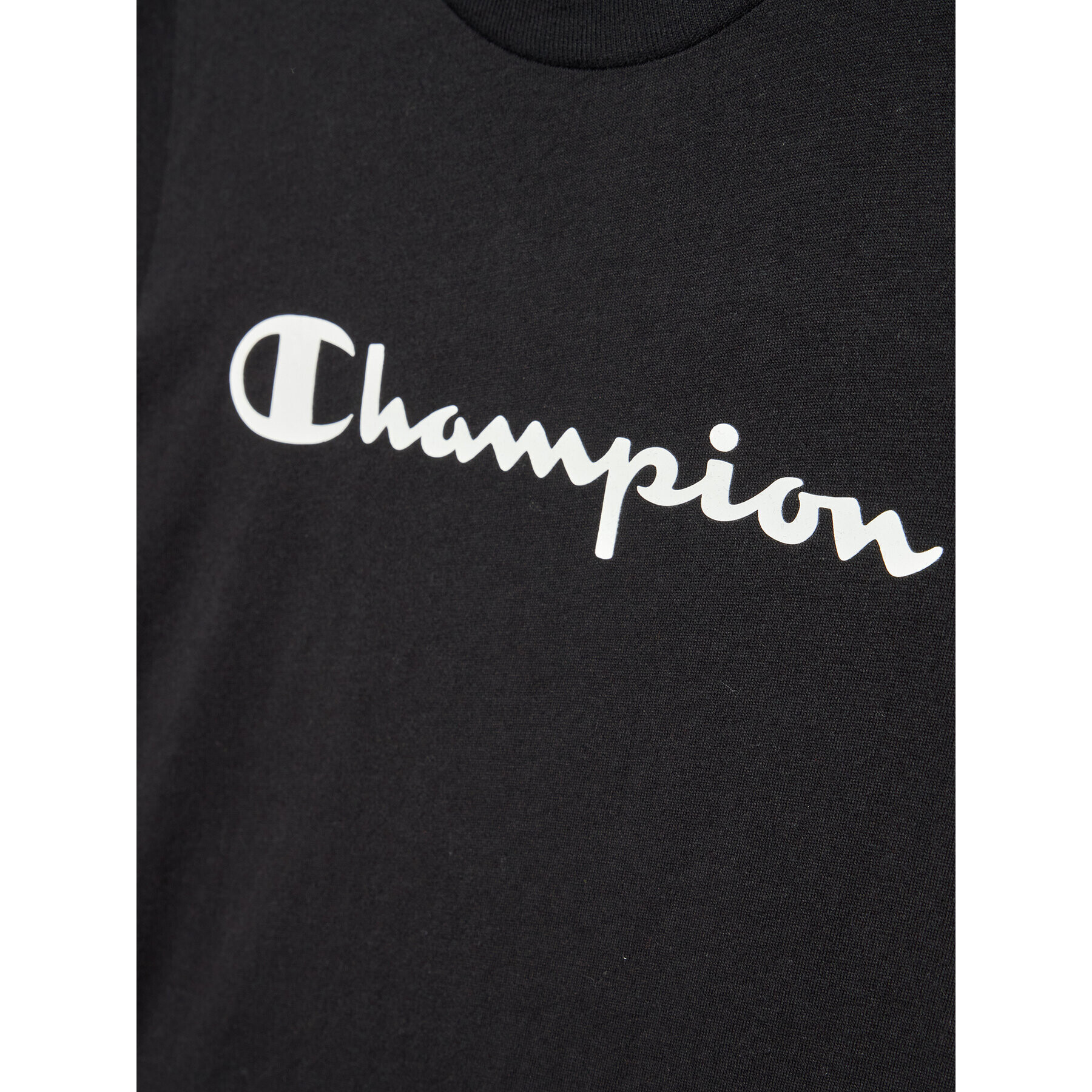 Champion Тишърт 305908 Черен Regular Fit - Pepit.bg