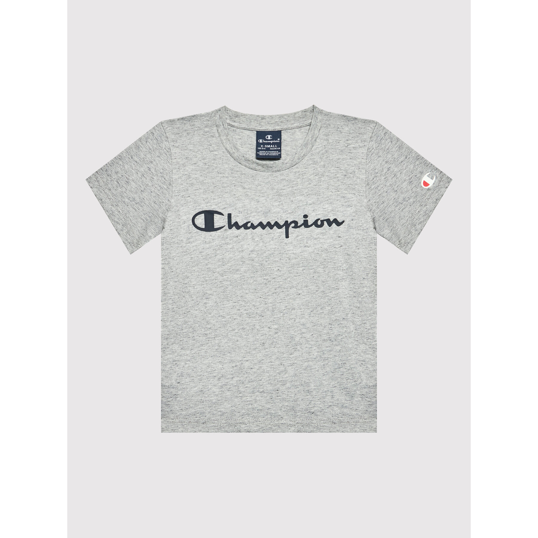 Champion Тишърт 305908 Сив Regular Fit - Pepit.bg