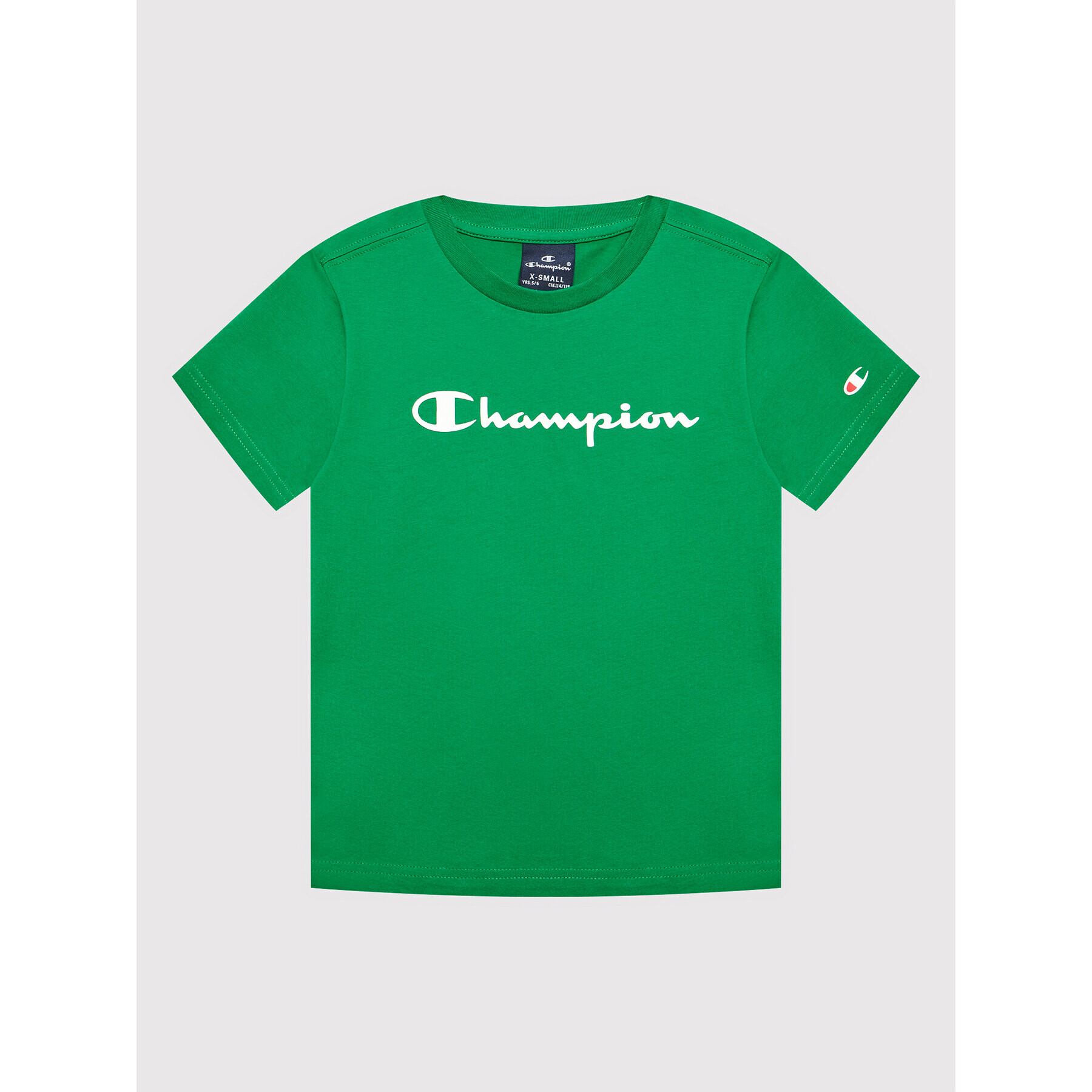 Champion Тишърт 305908 Зелен Regular Fit - Pepit.bg