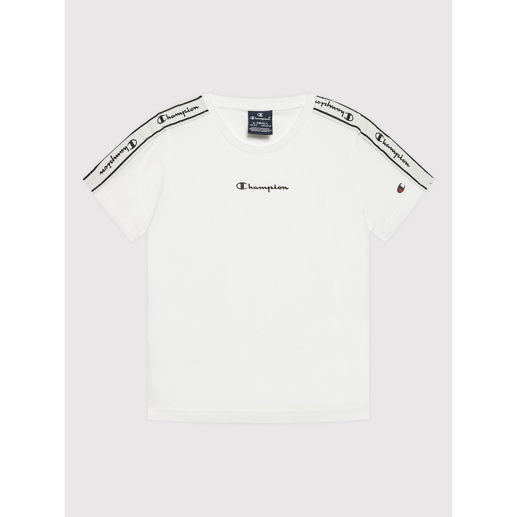 Champion Тишърт 305921 Бял Regular Fit - Pepit.bg