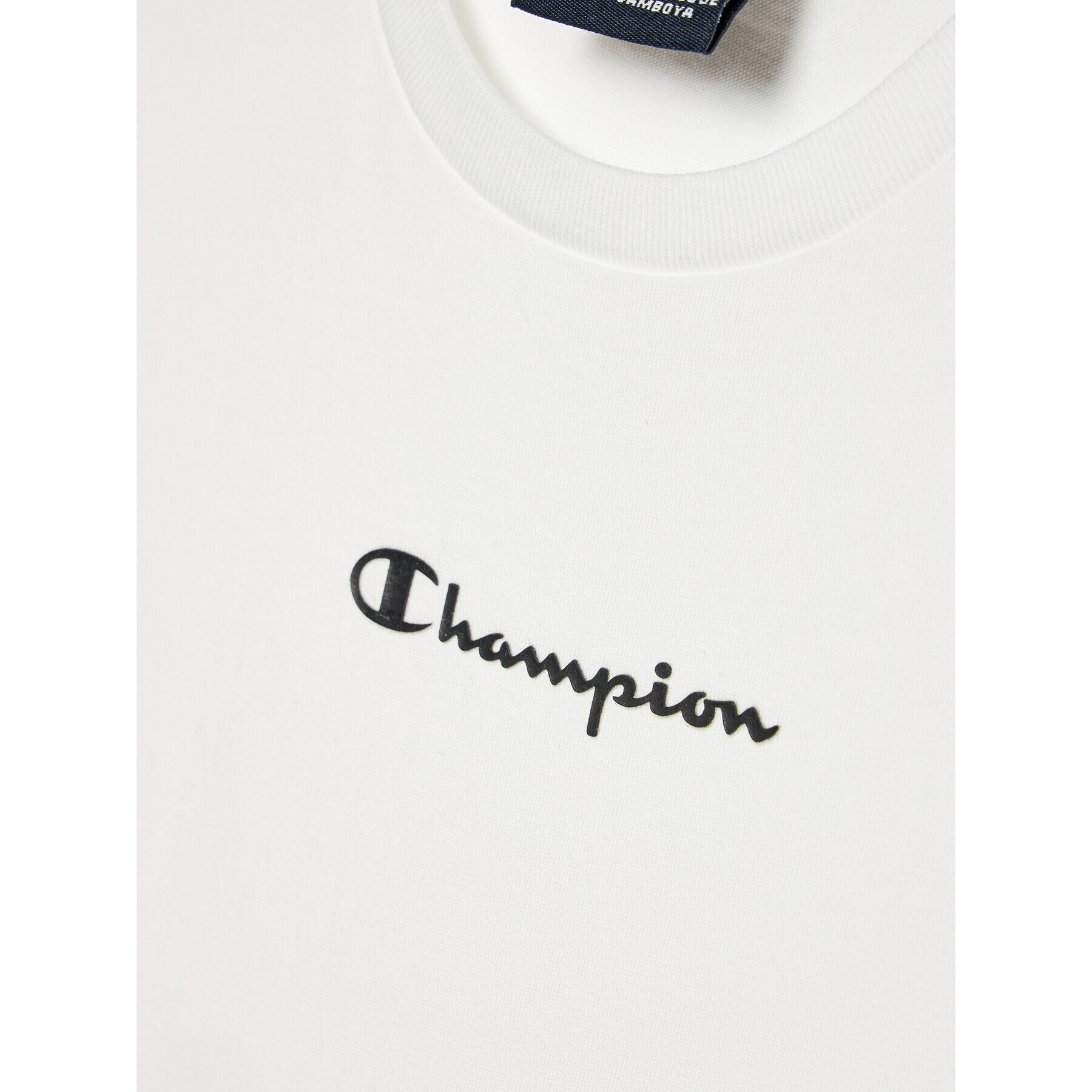 Champion Тишърт 305921 Бял Regular Fit - Pepit.bg