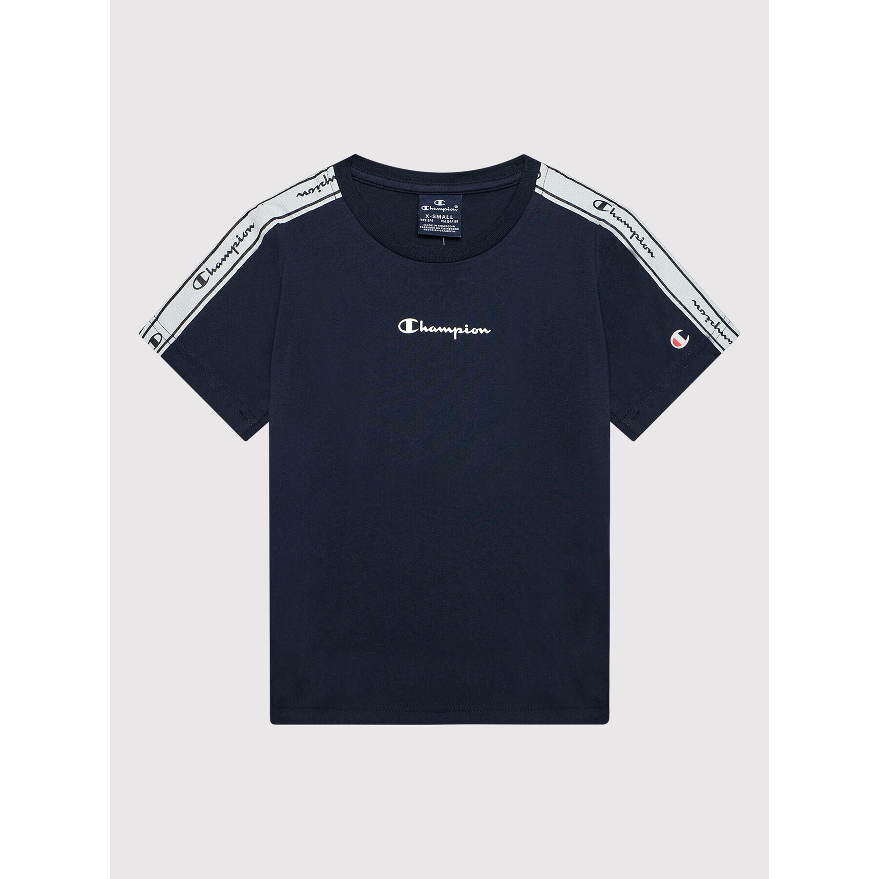 Champion Тишърт 305921 Тъмносин Regular Fit - Pepit.bg