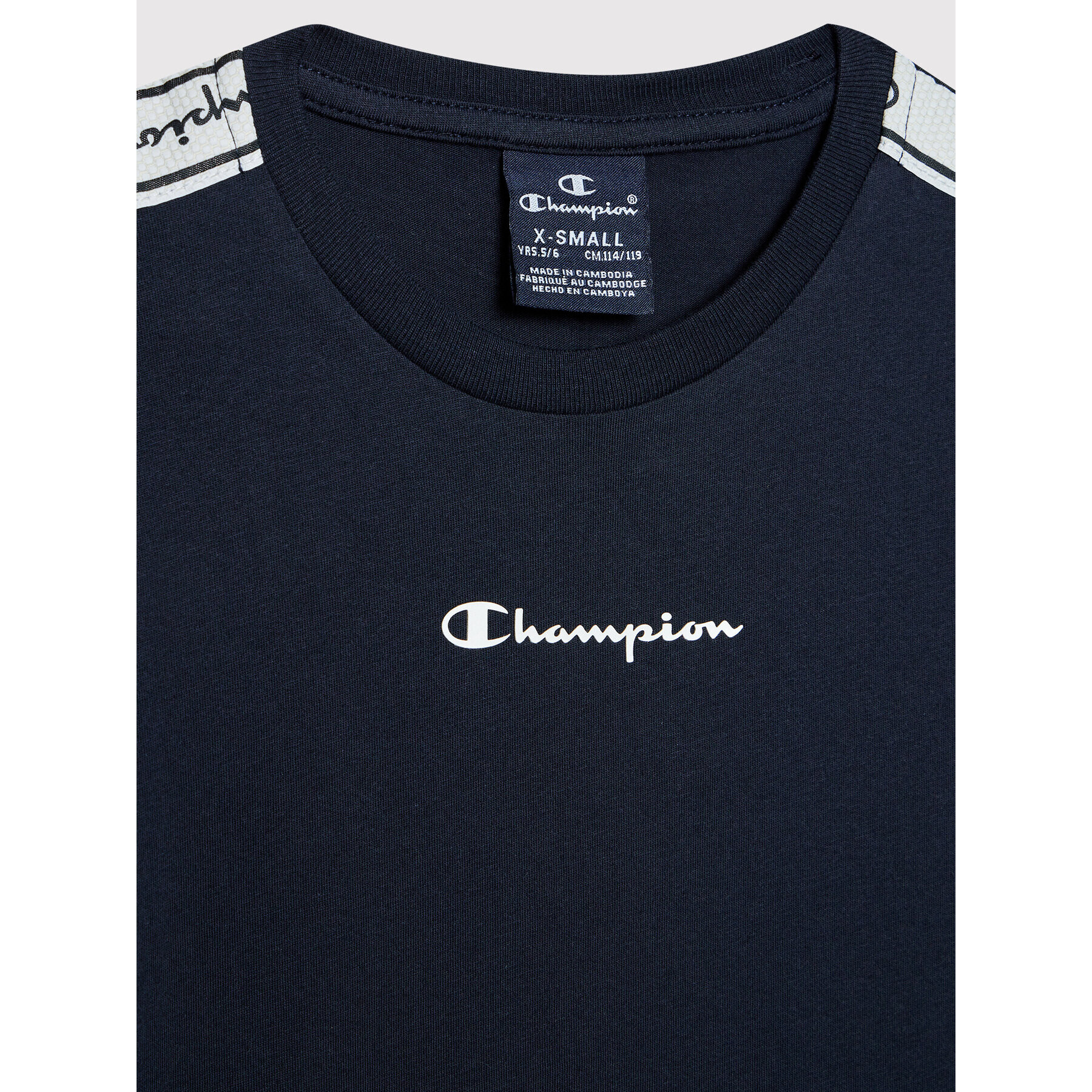 Champion Тишърт 305921 Тъмносин Regular Fit - Pepit.bg