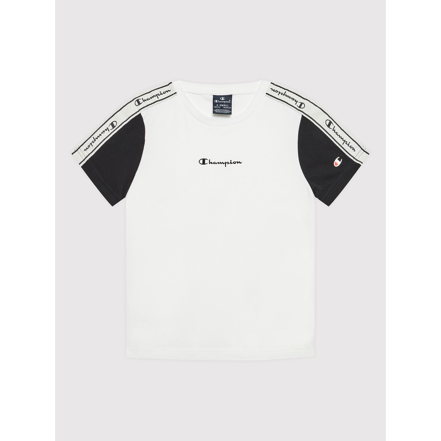 Champion Тишърт 305925 Бял Regular Fit - Pepit.bg