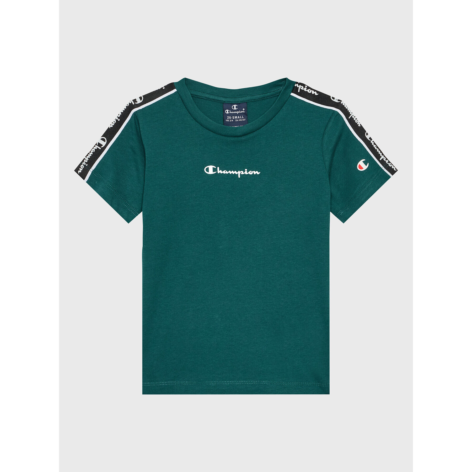 Champion Тишърт 306116 Зелен Regular Fit - Pepit.bg