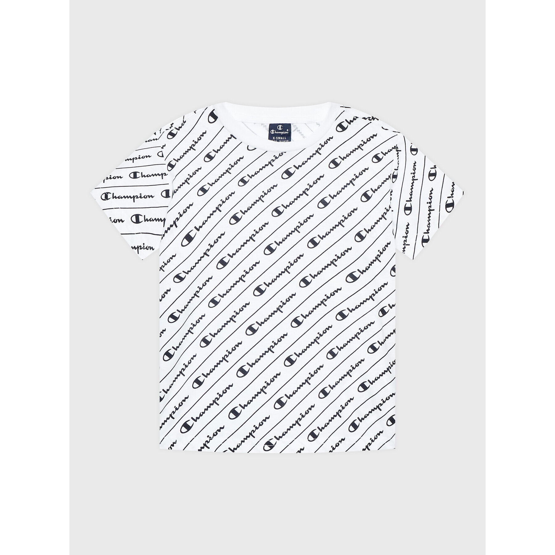 Champion Тишърт 306118 Бял Regular Fit - Pepit.bg