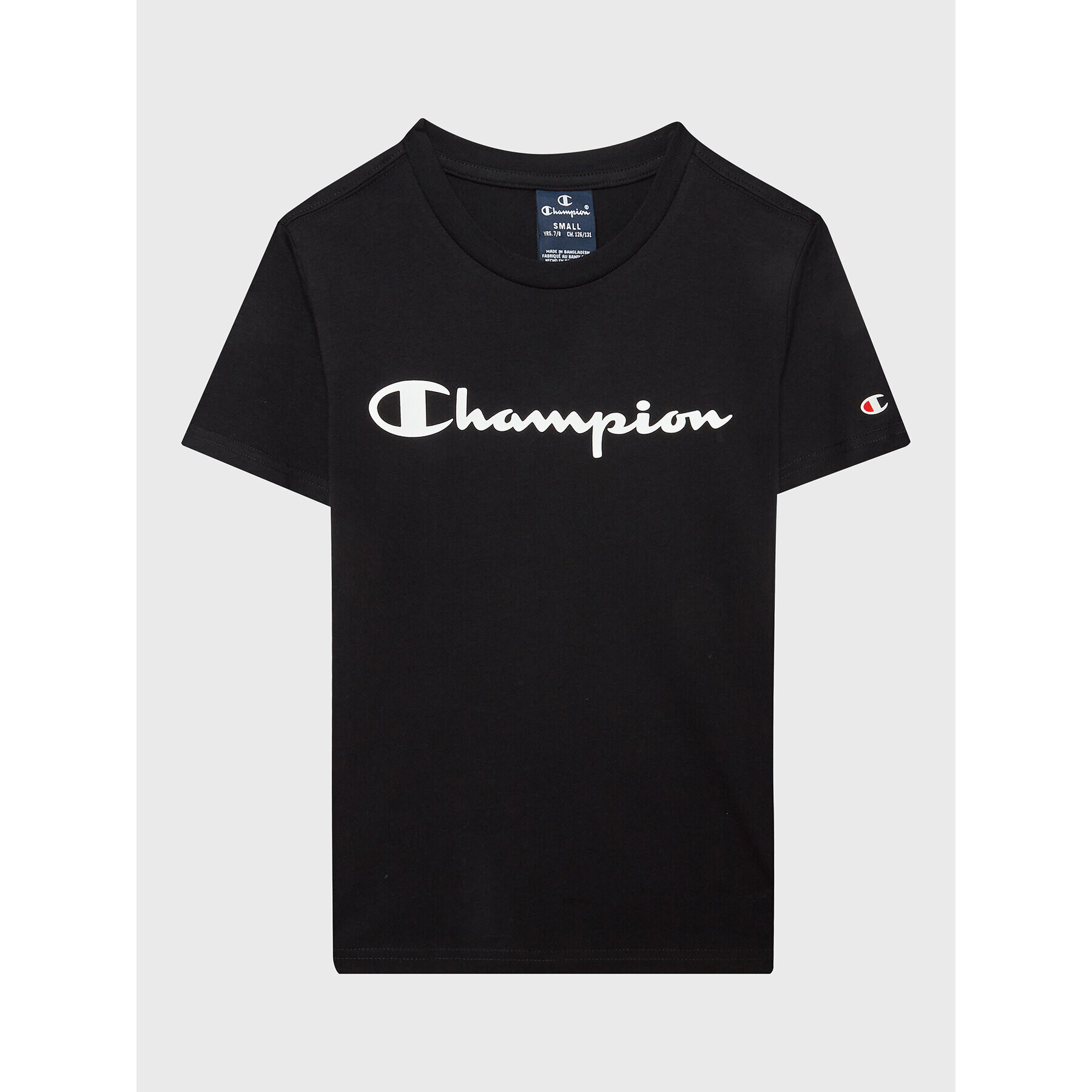Champion Тишърт 306285 Черен Regular Fit - Pepit.bg