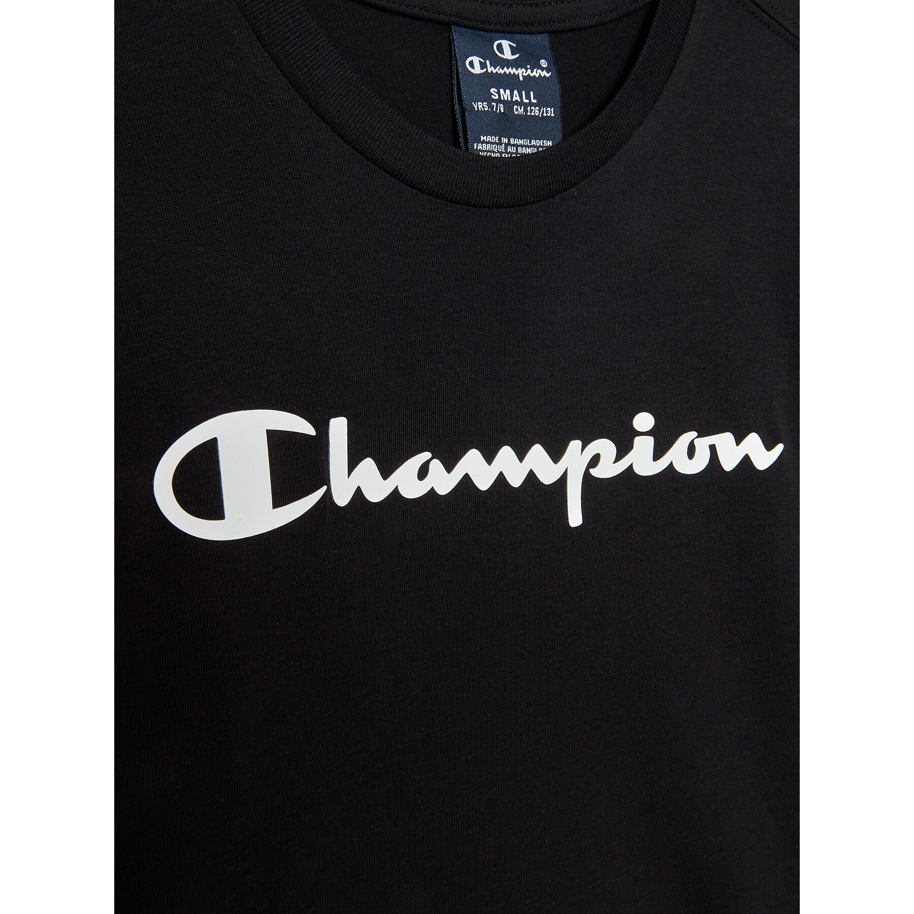 Champion Тишърт 306285 Черен Regular Fit - Pepit.bg