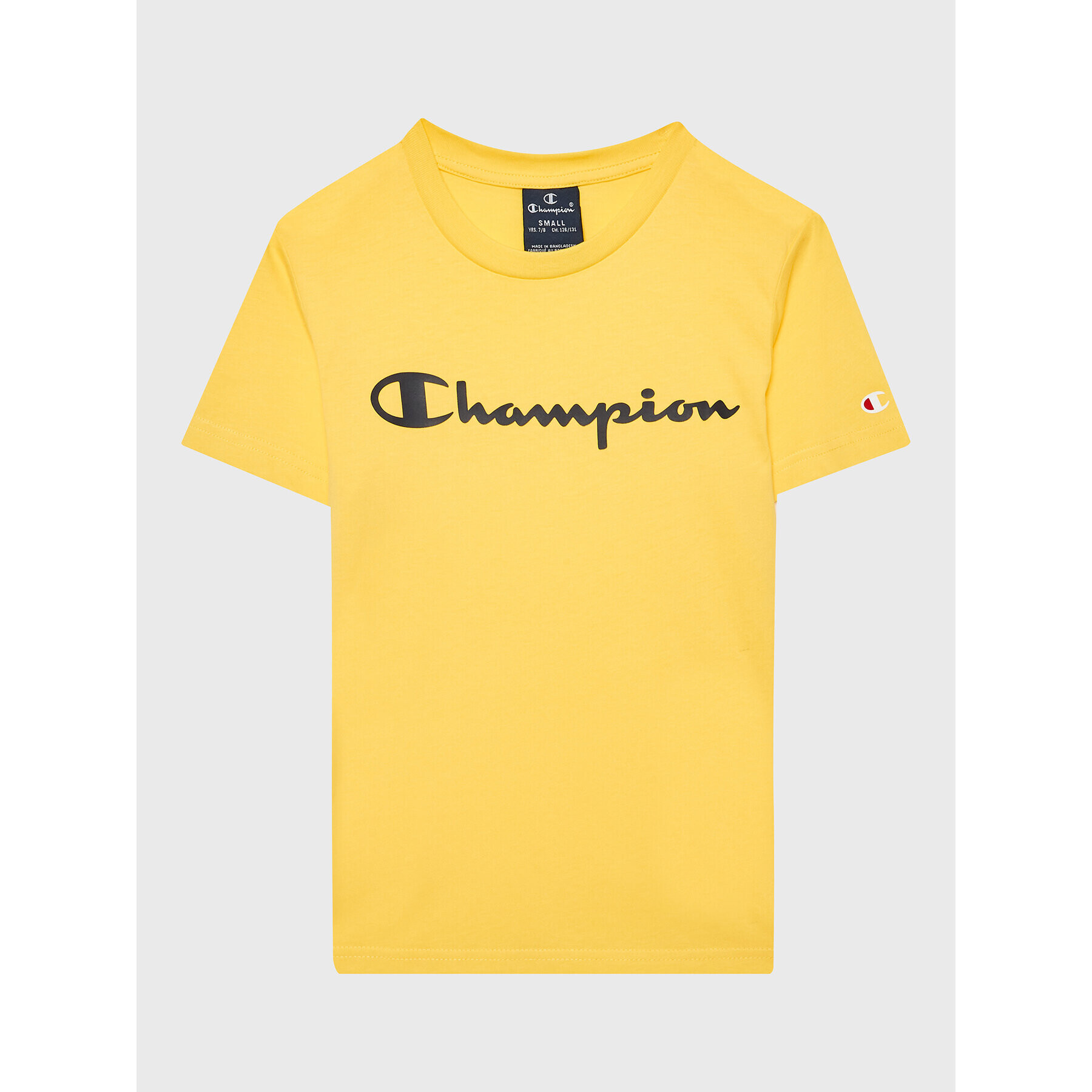 Champion Тишърт 306285 Жълт Regular Fit - Pepit.bg