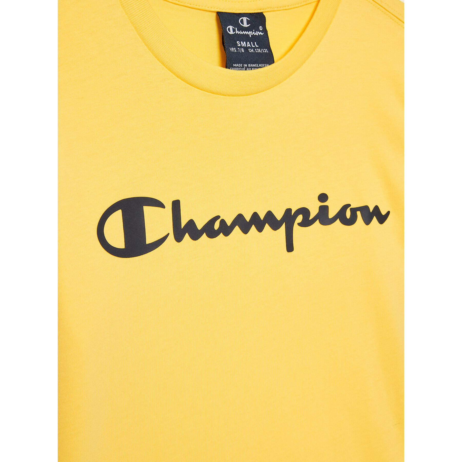 Champion Тишърт 306285 Жълт Regular Fit - Pepit.bg
