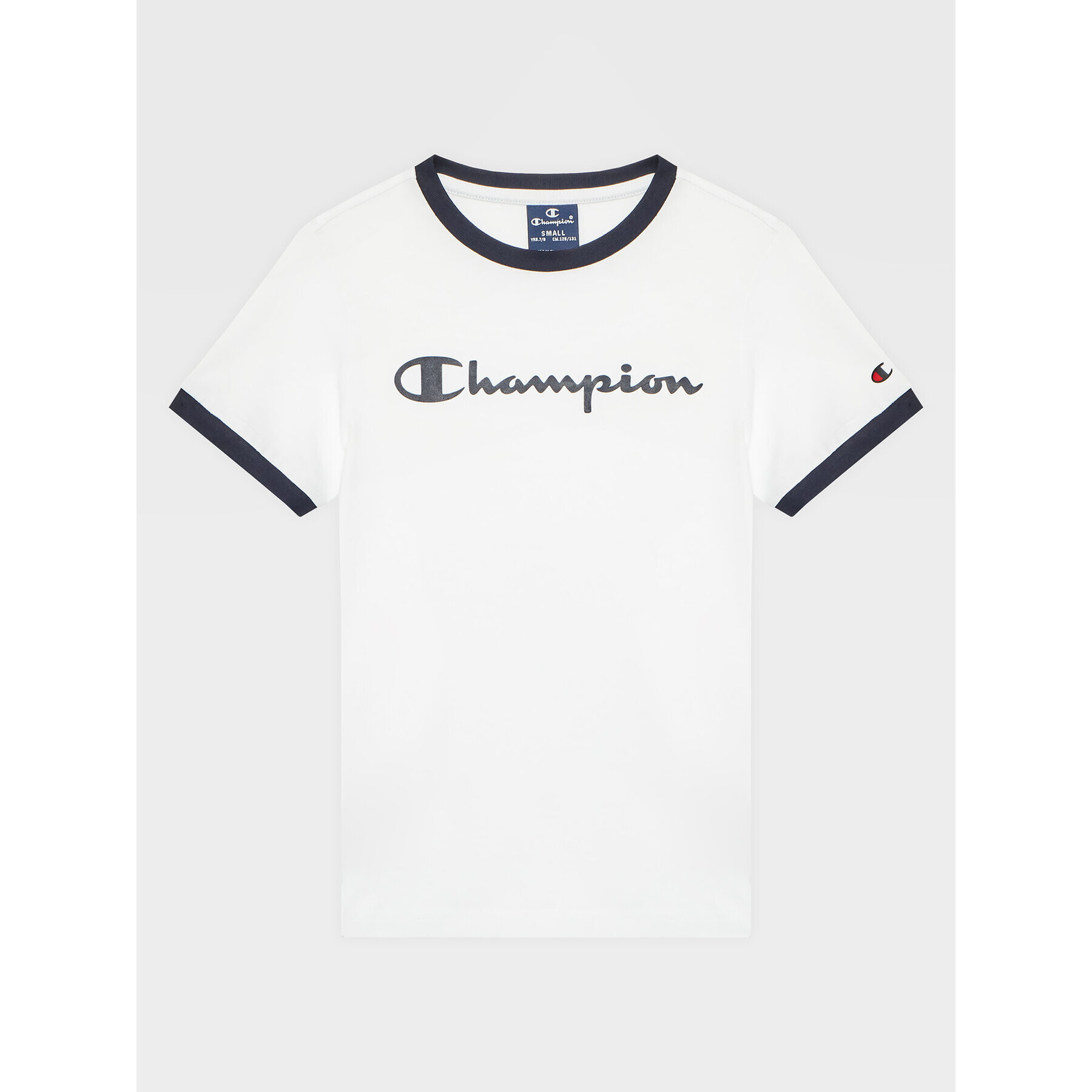 Champion Тишърт 306286 Бял Regular Fit - Pepit.bg