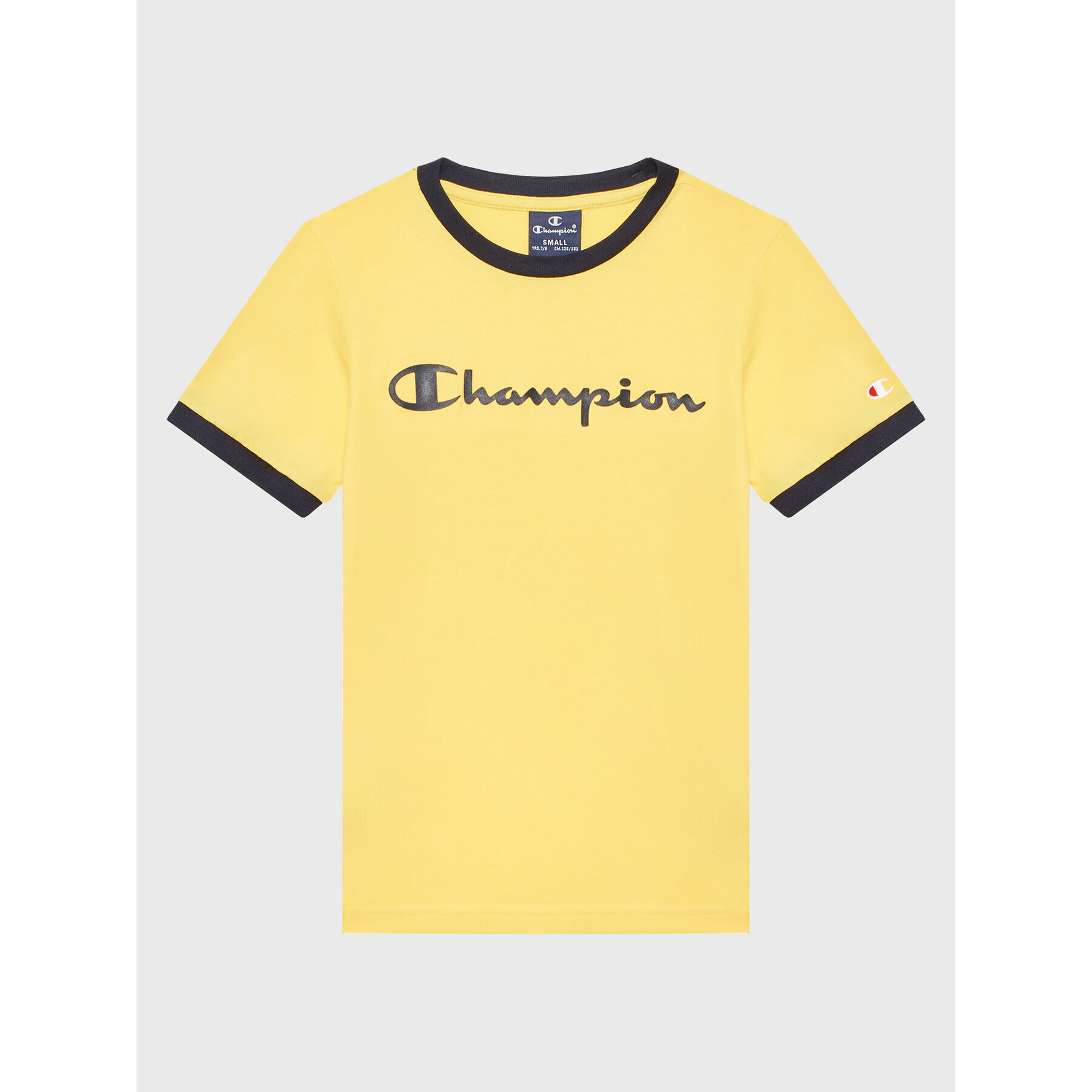 Champion Тишърт 306286 Жълт Regular Fit - Pepit.bg