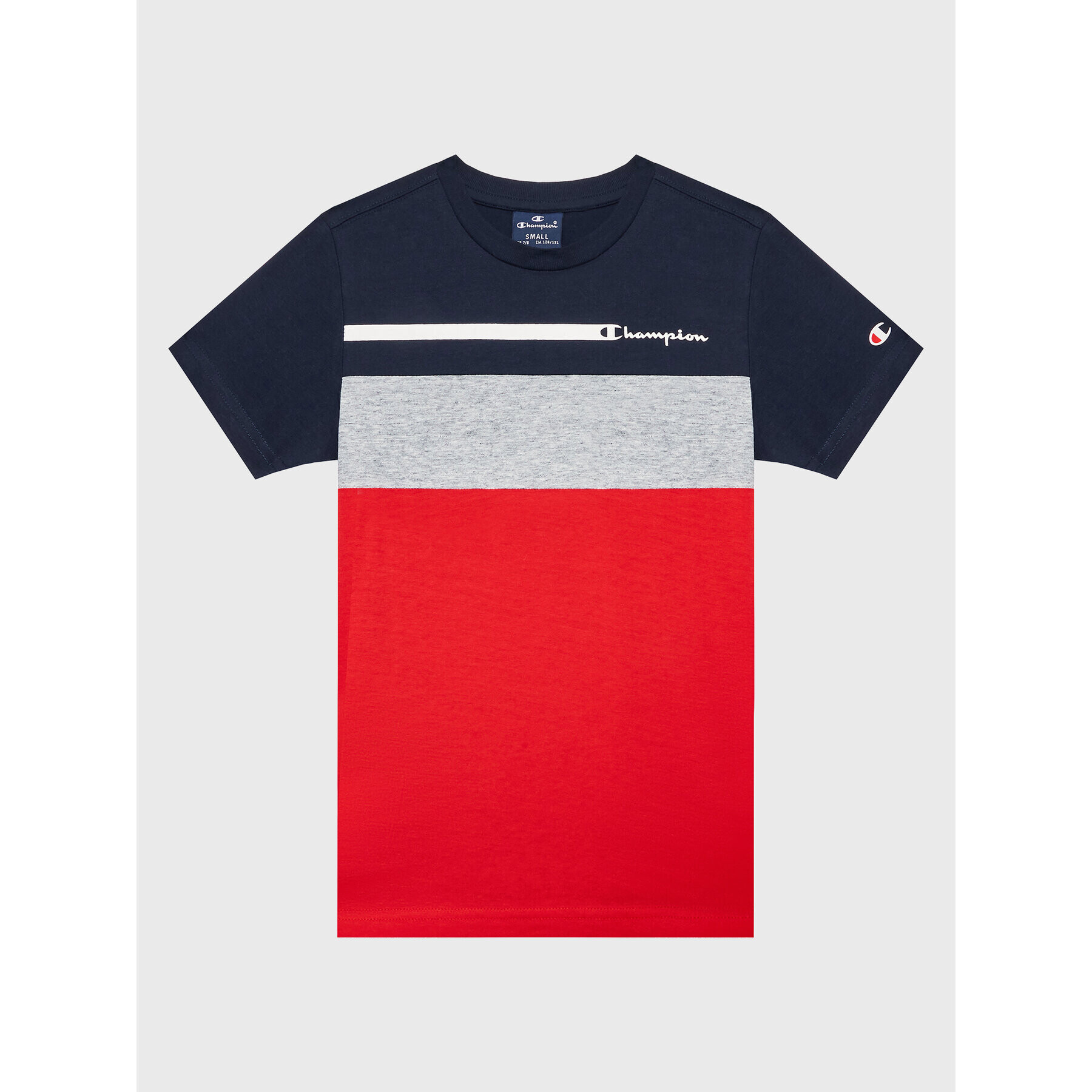 Champion Тишърт 306293 Тъмносин Regular Fit - Pepit.bg
