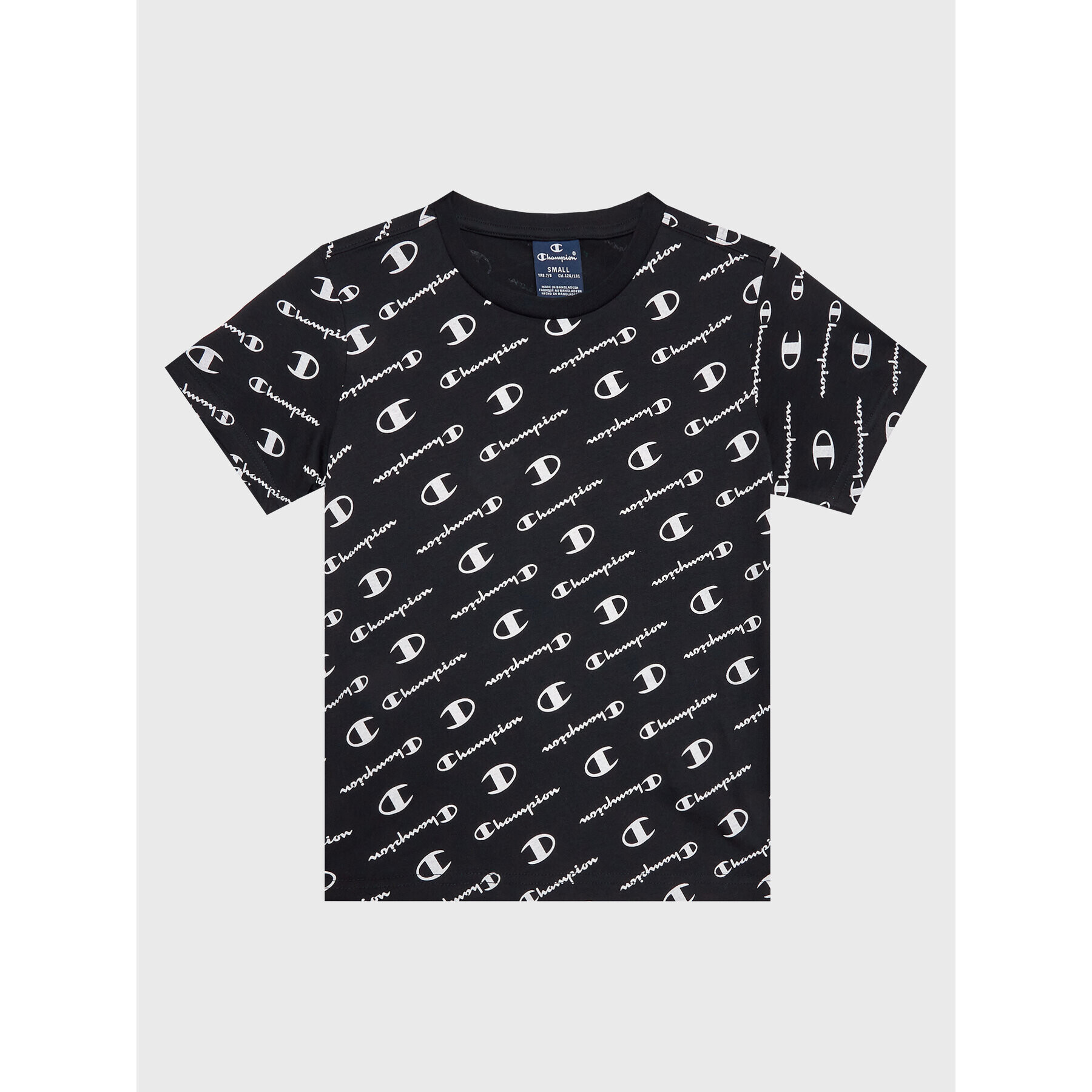 Champion Тишърт 306298 Черен Regular Fit - Pepit.bg