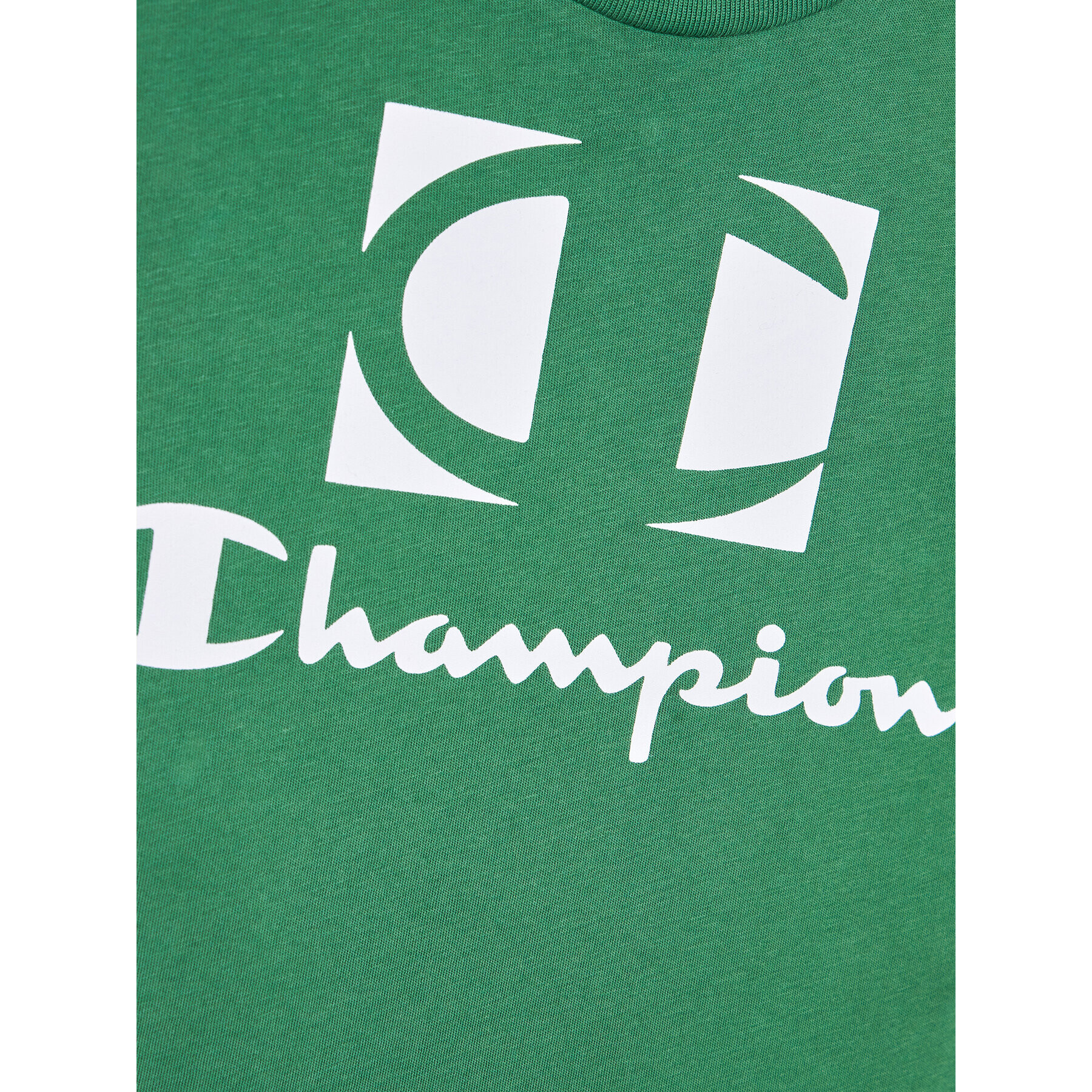 Champion Тишърт 306326 Зелен Regular Fit - Pepit.bg