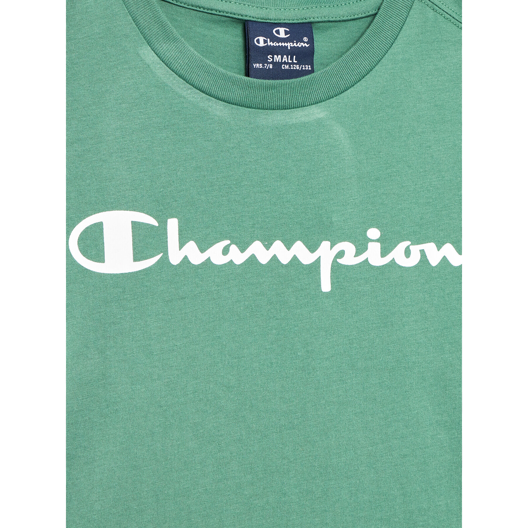 Champion Тишърт 306329 Зелен Regular Fit - Pepit.bg