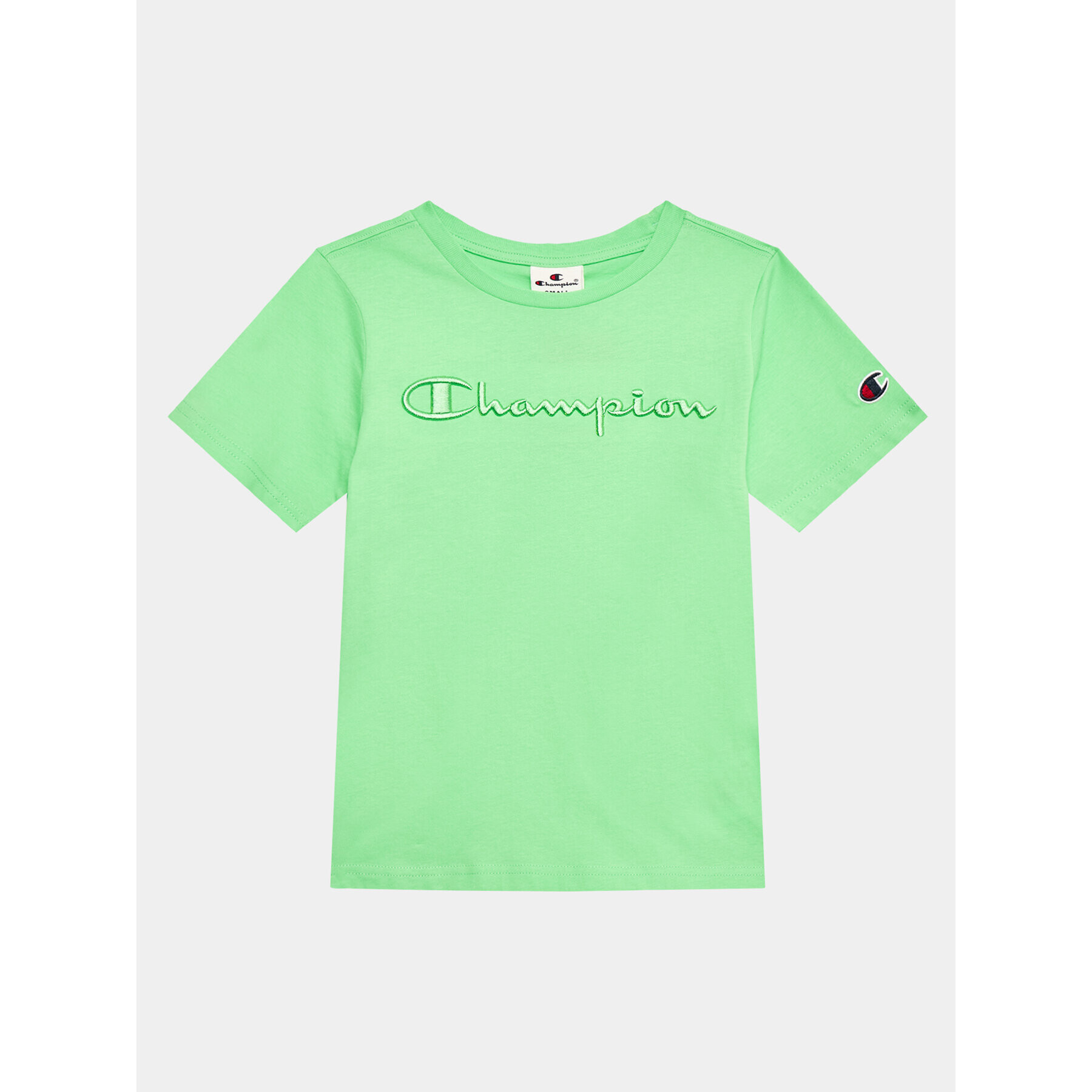 Champion Тишърт 306349 Зелен Regular Fit - Pepit.bg