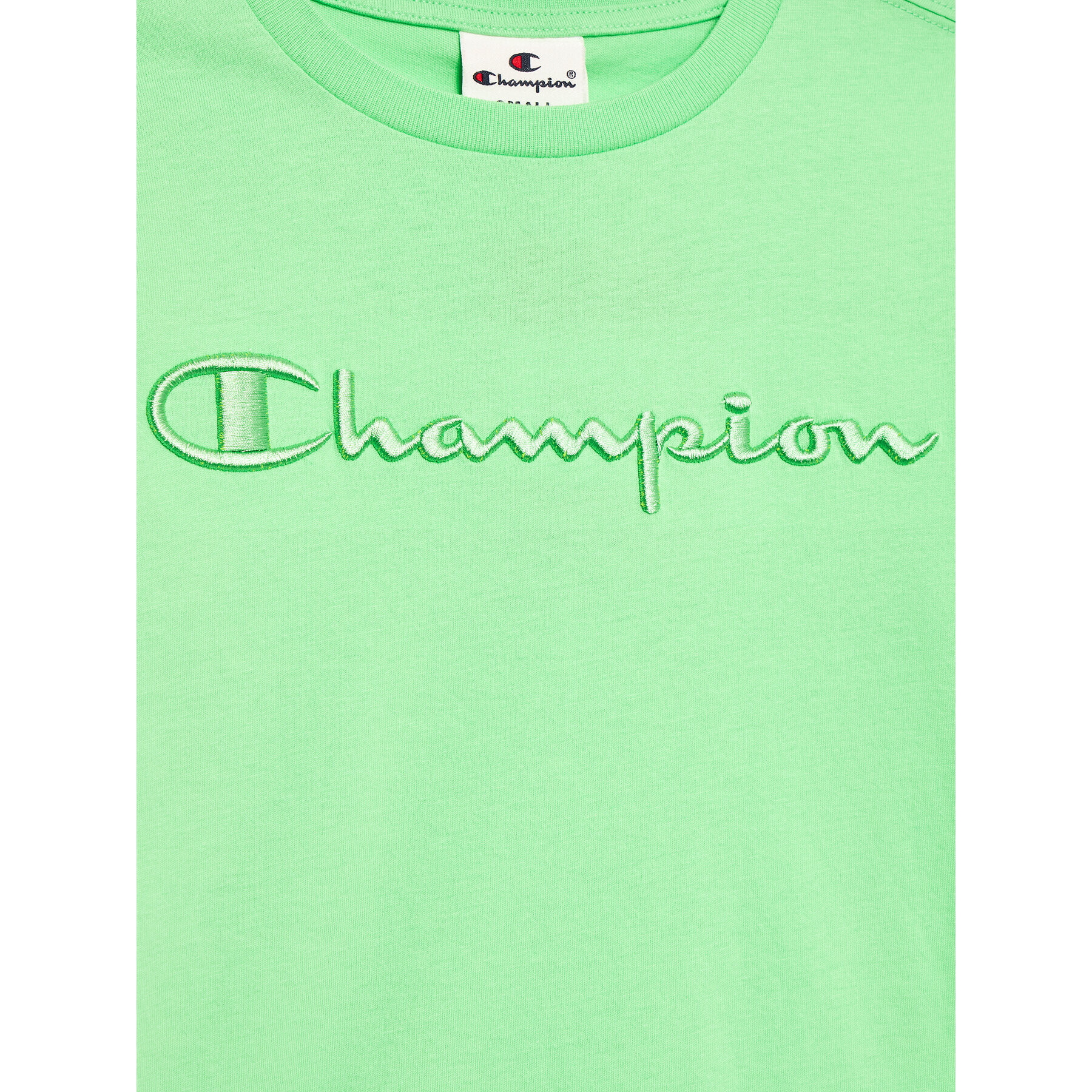 Champion Тишърт 306349 Зелен Regular Fit - Pepit.bg