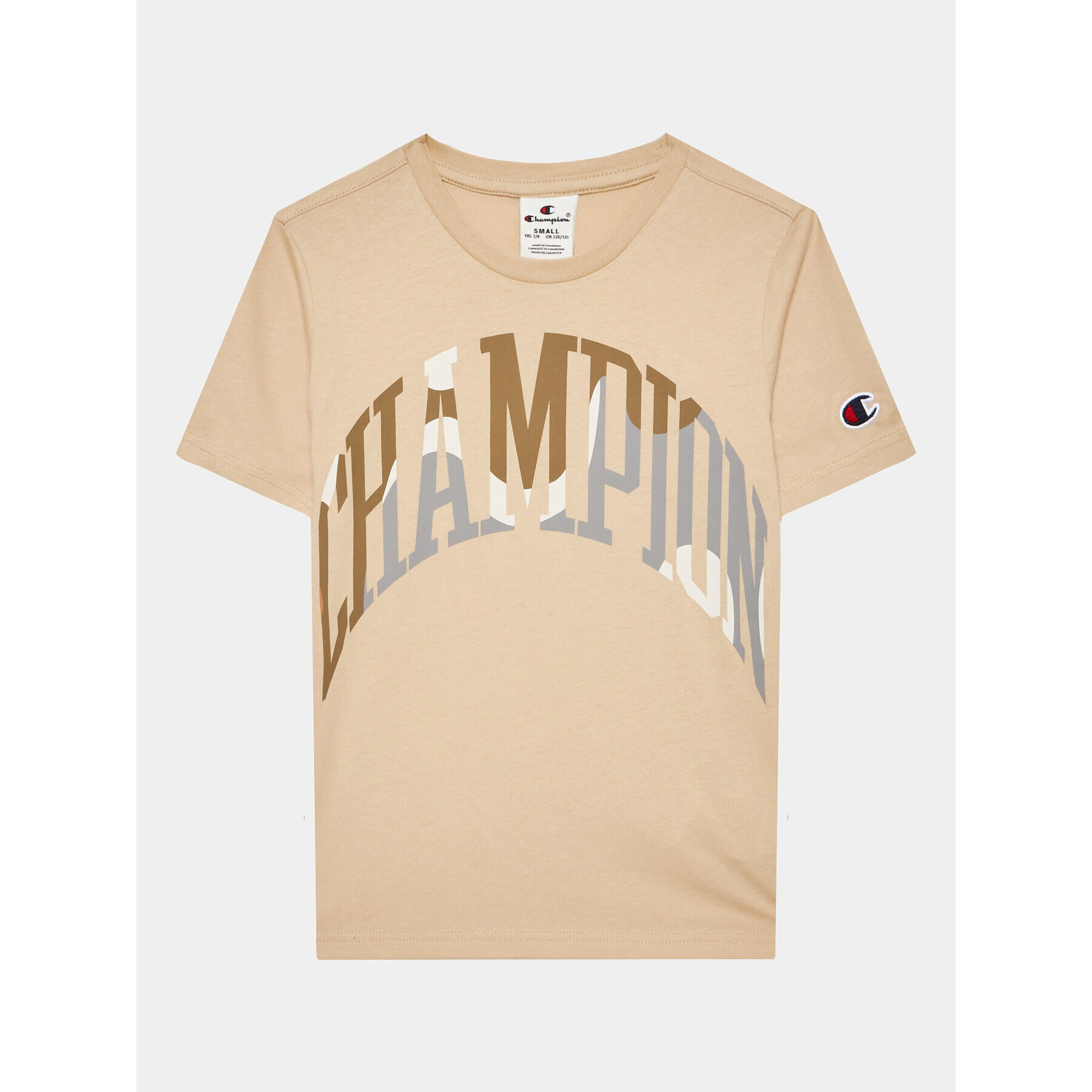 Champion Тишърт 306362 Бежов Regular Fit - Pepit.bg