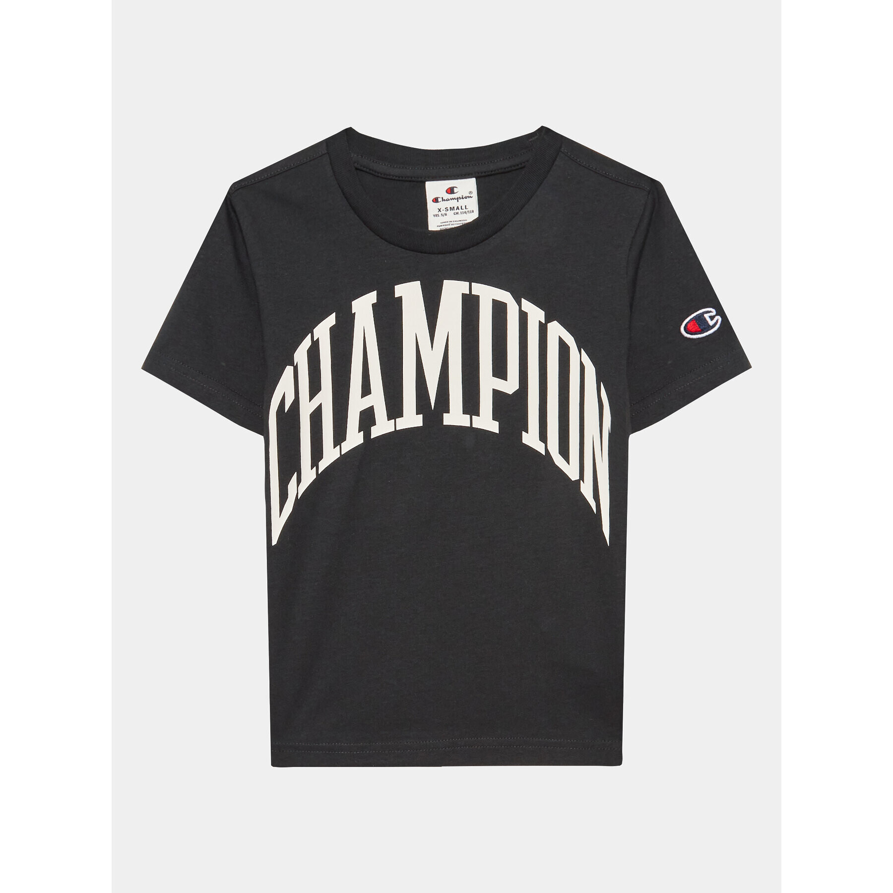Champion Тишърт 306362 Черен Regular Fit - Pepit.bg