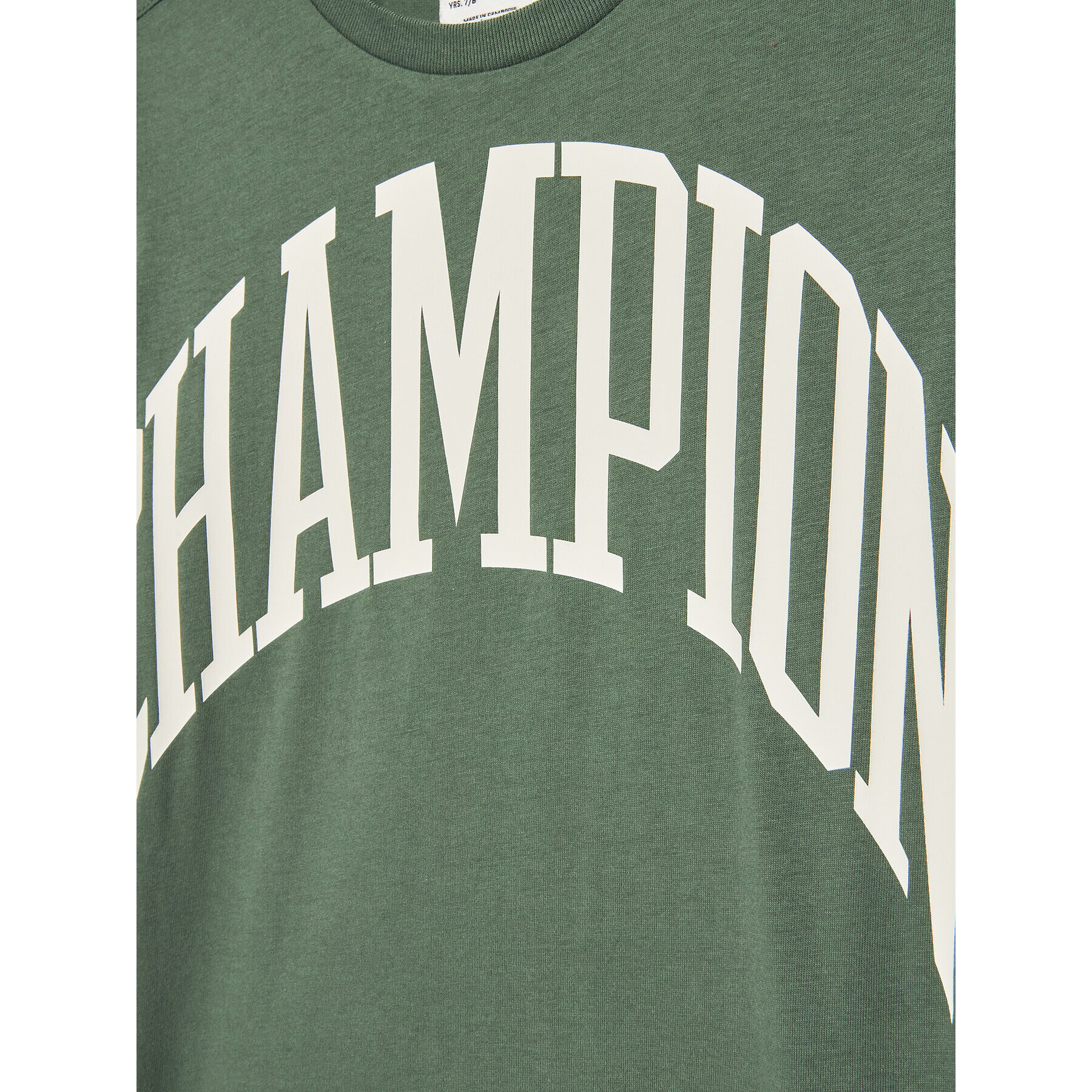 Champion Тишърт 306362 Зелен Regular Fit - Pepit.bg