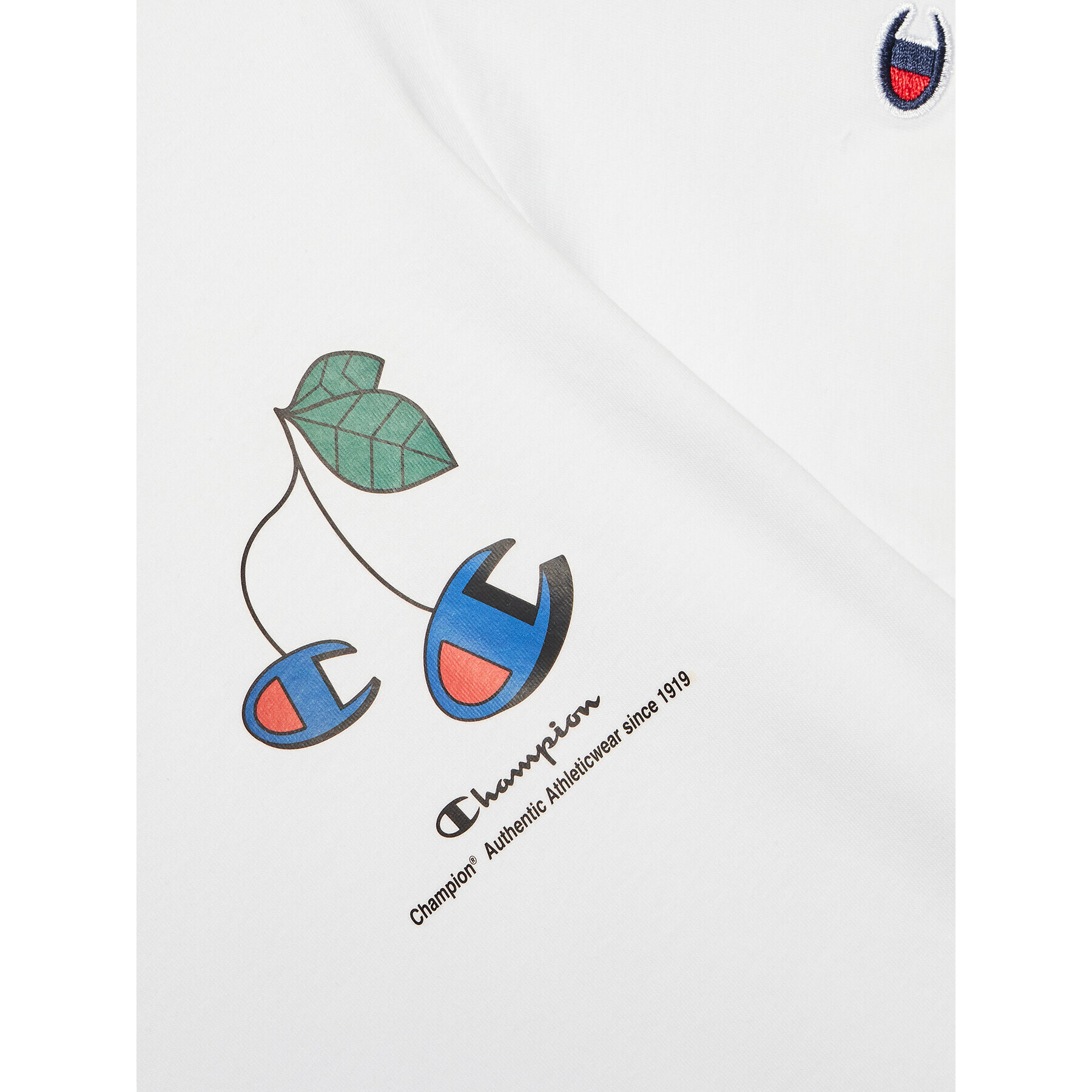 Champion Тишърт 306373 Бял Regular Fit - Pepit.bg