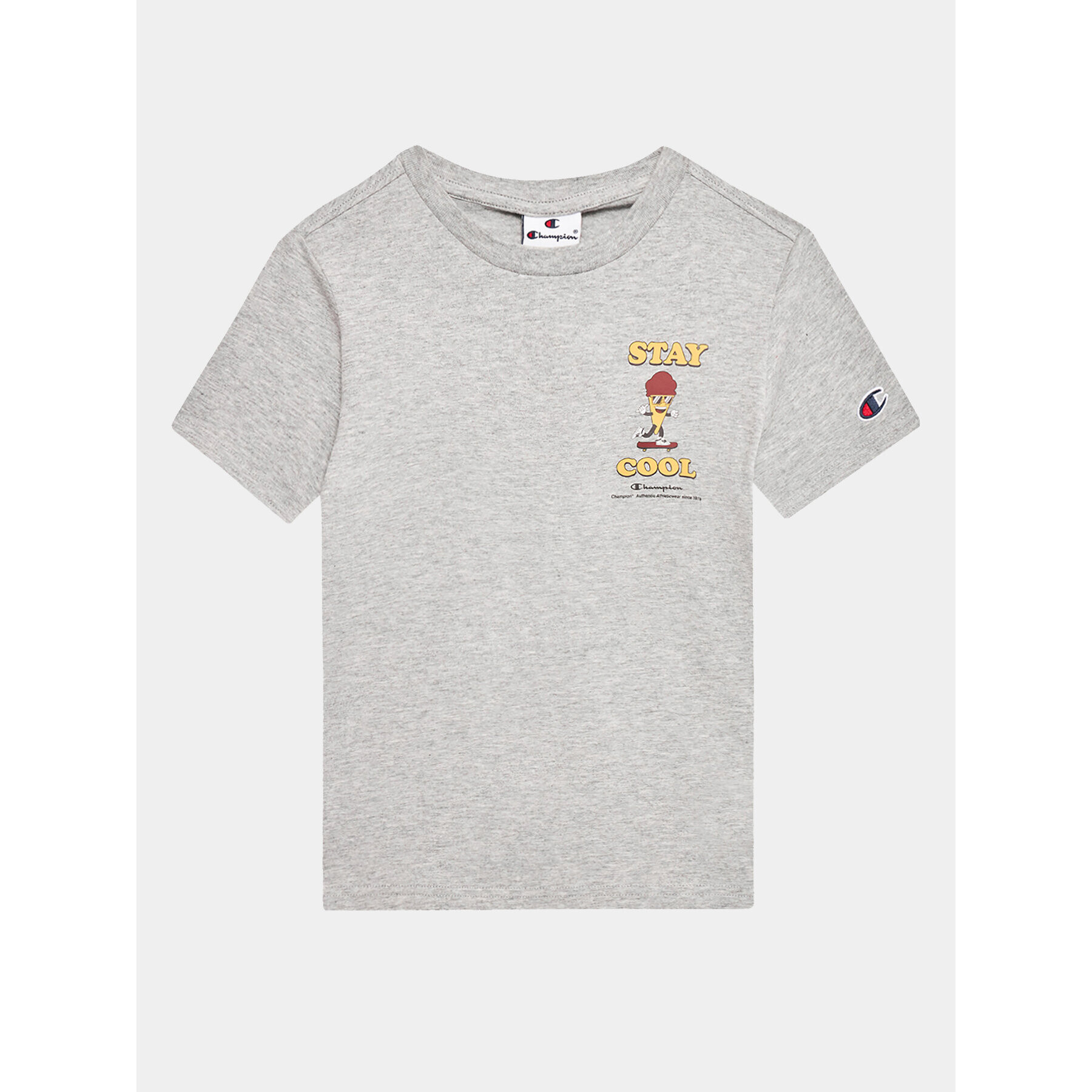 Champion Тишърт 306375 Сив Regular Fit - Pepit.bg