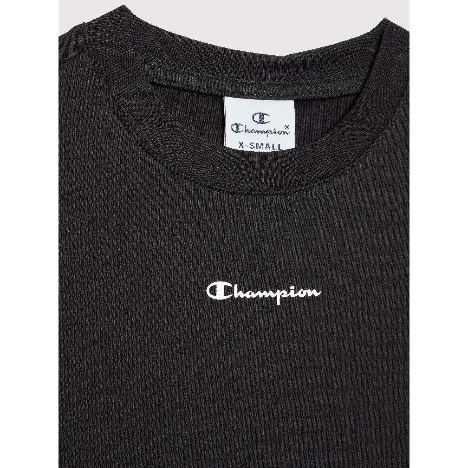 Champion Тишърт 404314 Черен Custom Fit - Pepit.bg