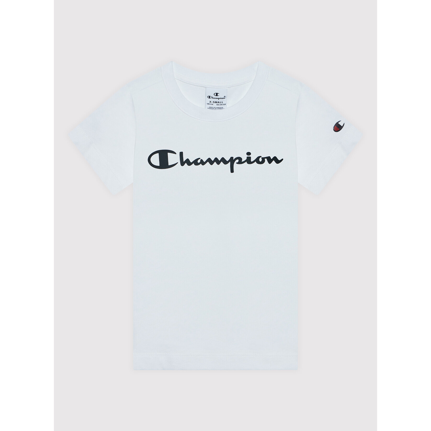 Champion Тишърт 404327 Бял Regular Fit - Pepit.bg