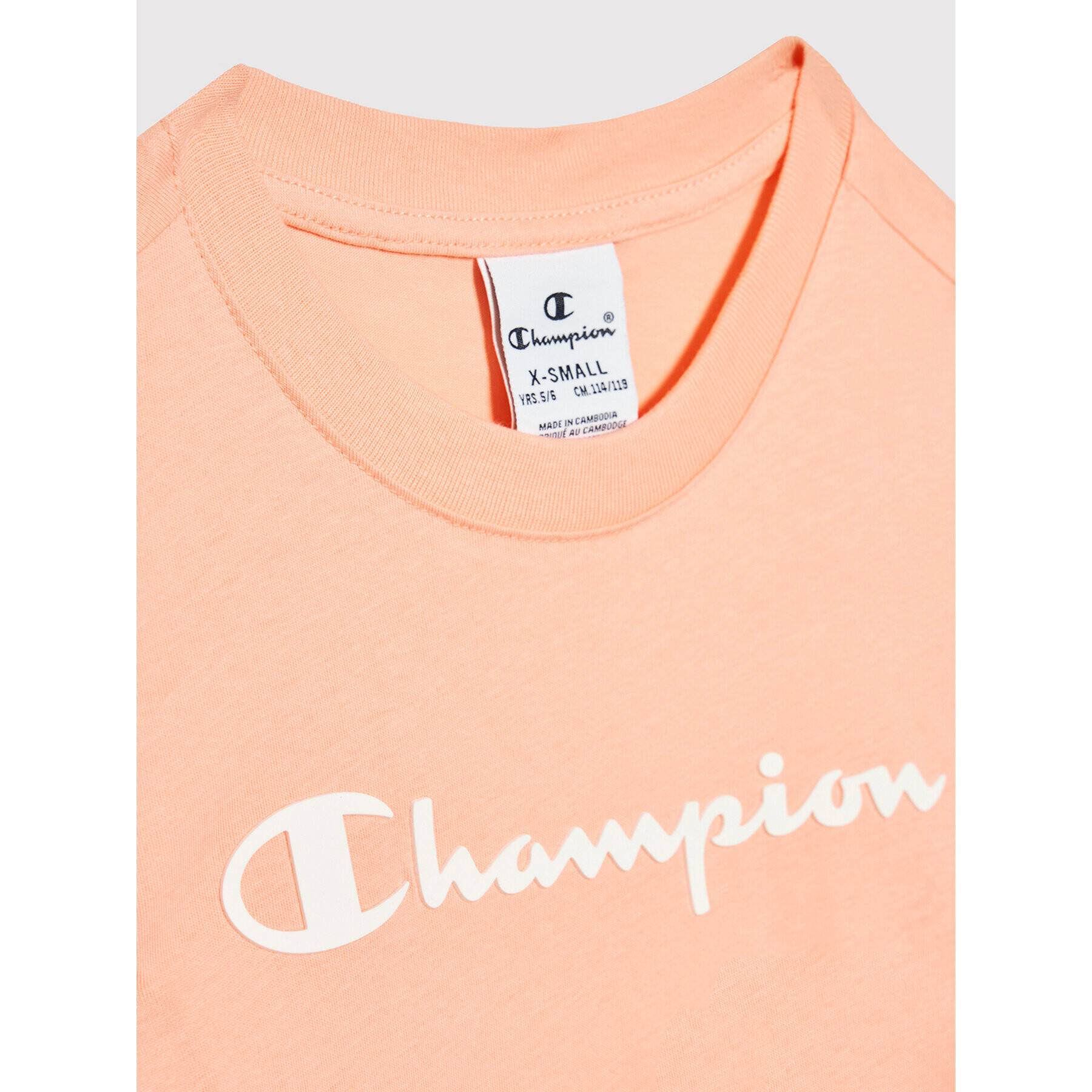 Champion Тишърт 404327 Розов Regular Fit - Pepit.bg