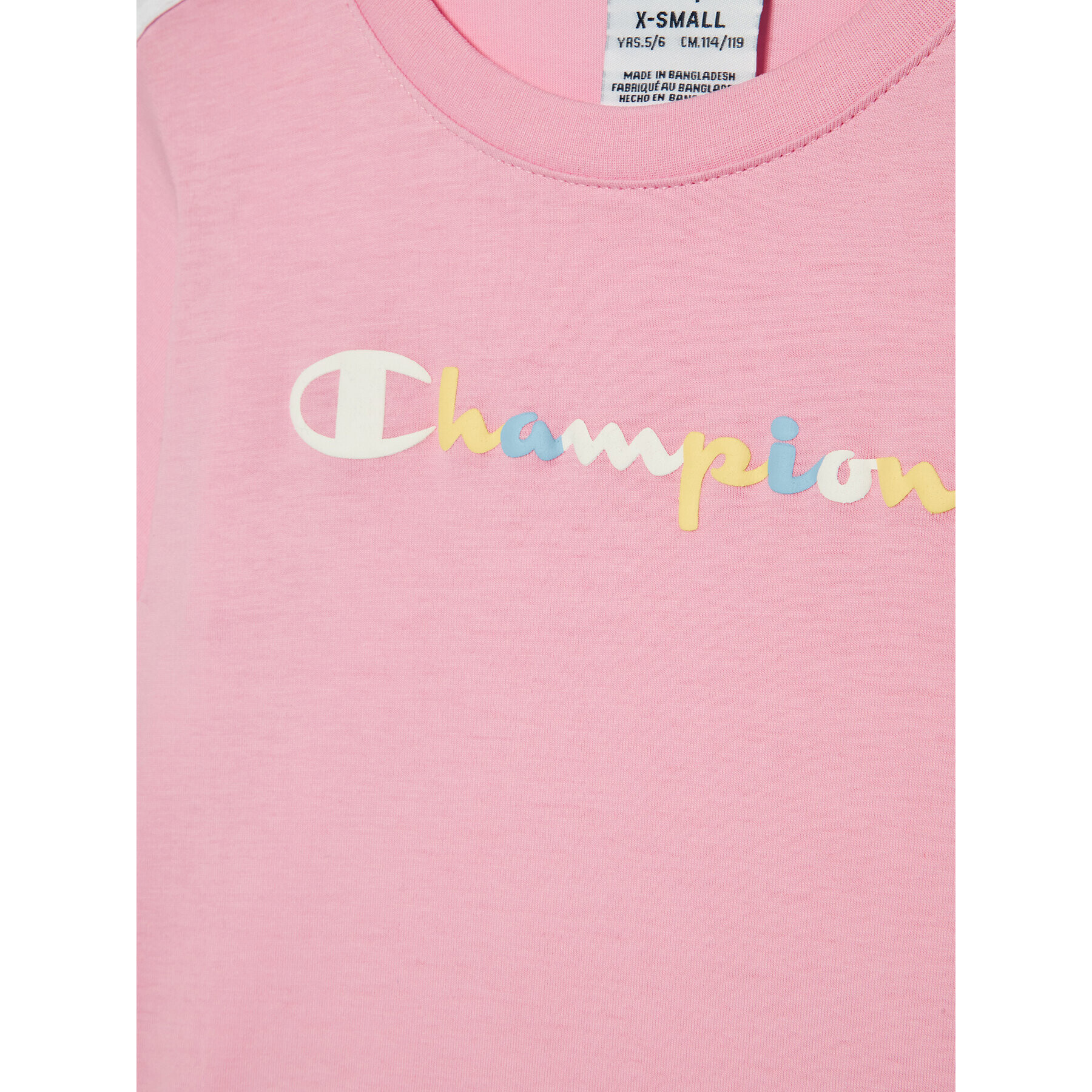 Champion Тишърт 404349 Розов Regular Fit - Pepit.bg