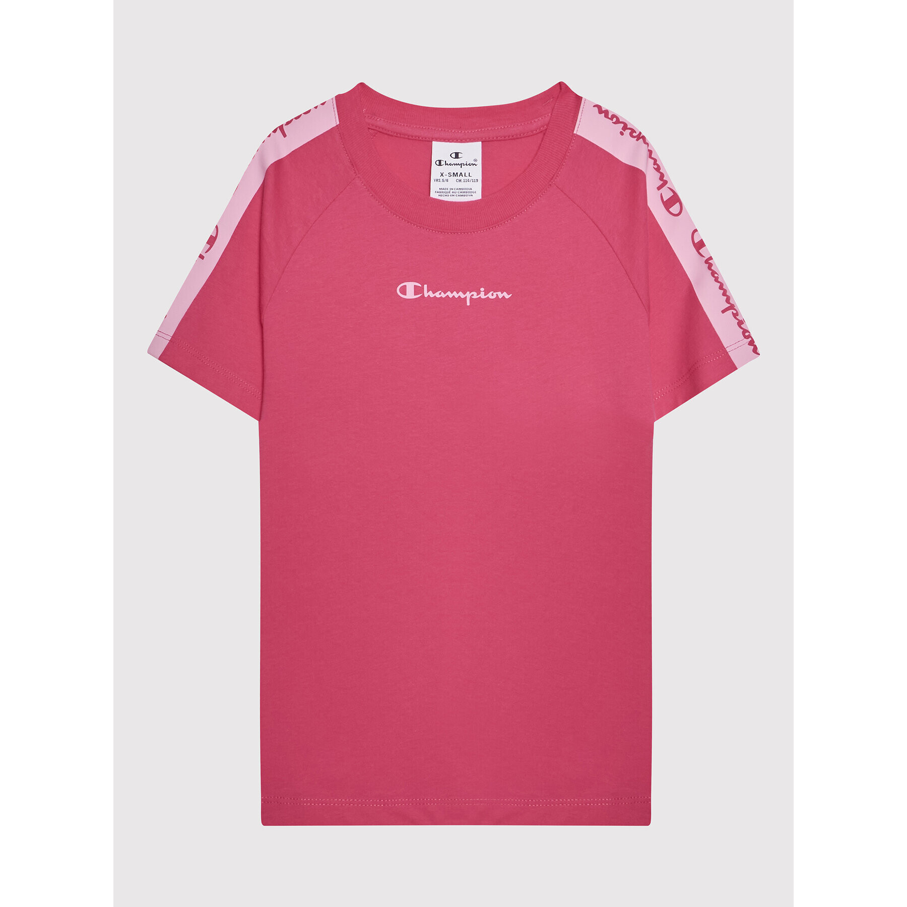 Champion Тишърт 404358 Розов Regular Fit - Pepit.bg