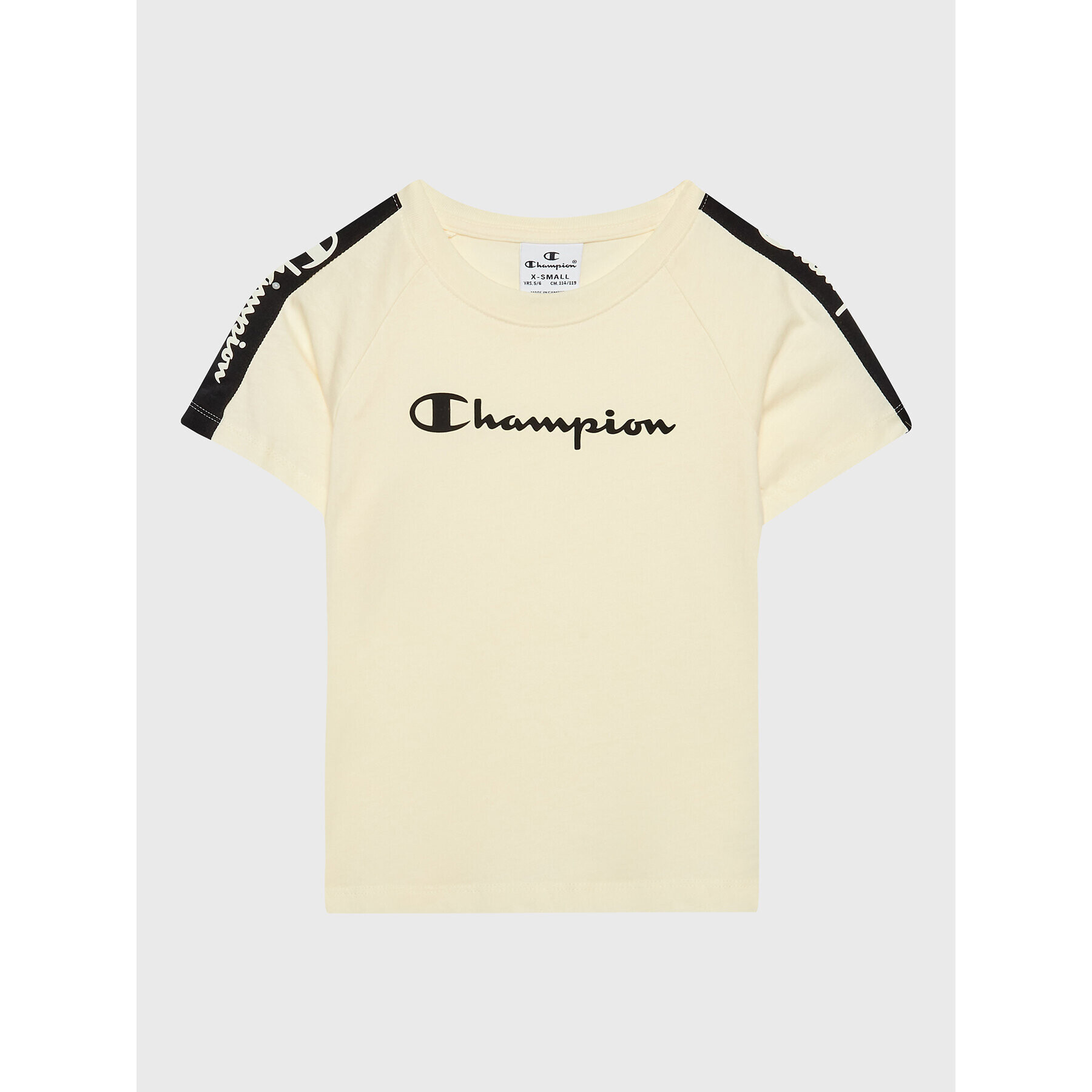 Champion Тишърт 404473 Екрю Regular Fit - Pepit.bg