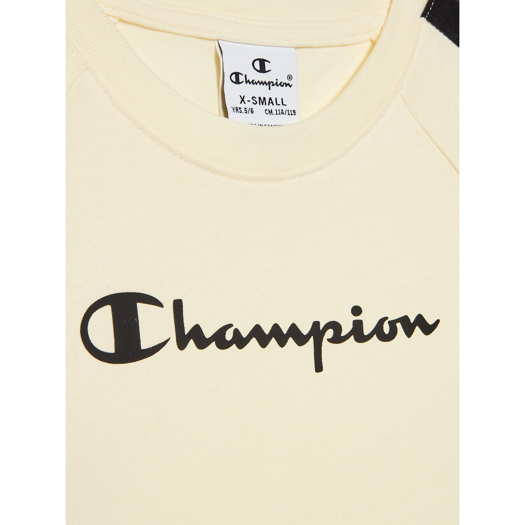 Champion Тишърт 404473 Екрю Regular Fit - Pepit.bg